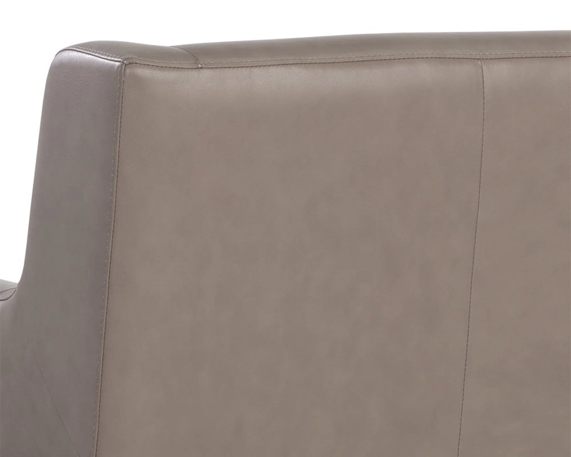 Sunpan Talula Lounge Chair - Alpine Grey Leather Clearance - Image 7