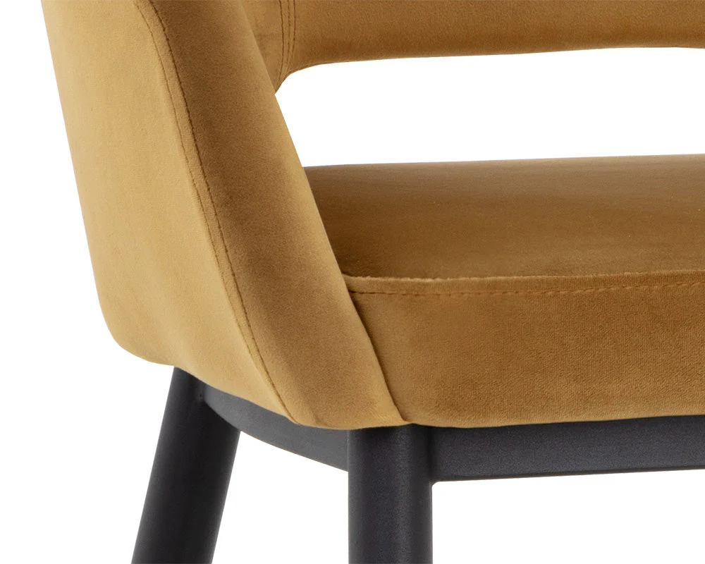 Sunpan Thatcher Dining Chair - Black - Image 6
