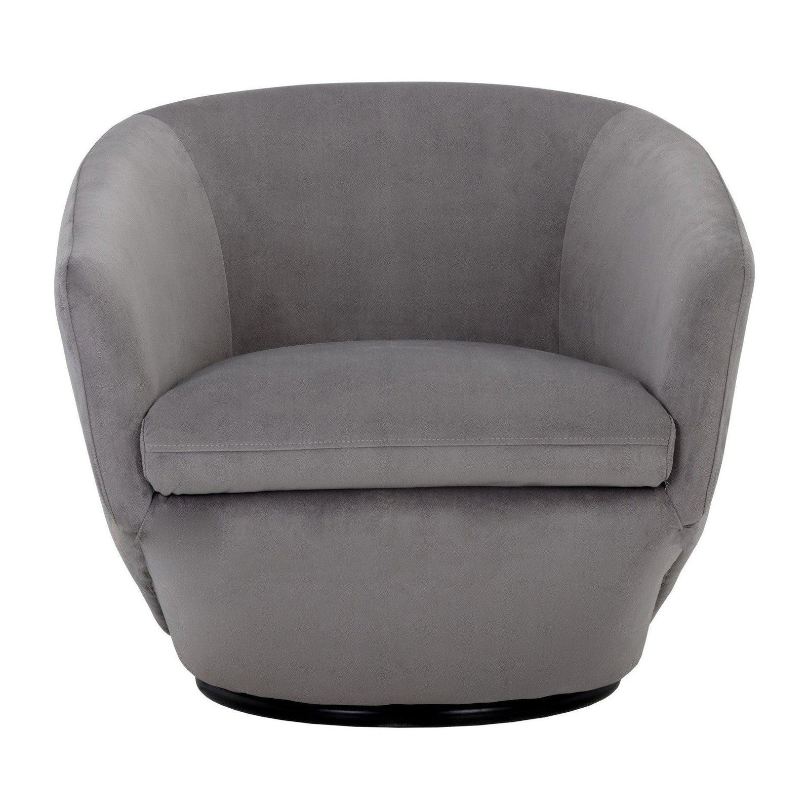 Sunpan Treviso Swivel Lounge Chair - Antonio Charcoal Clearance - Image 2