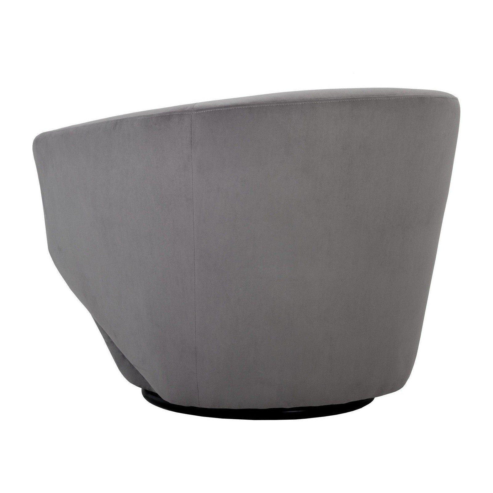 Sunpan Treviso Swivel Lounge Chair - Antonio Charcoal Clearance - Image 3