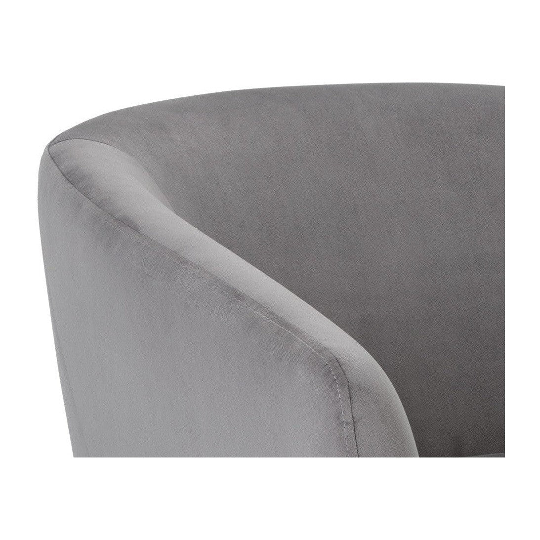 Sunpan Treviso Swivel Lounge Chair - Antonio Charcoal Clearance - Image 6