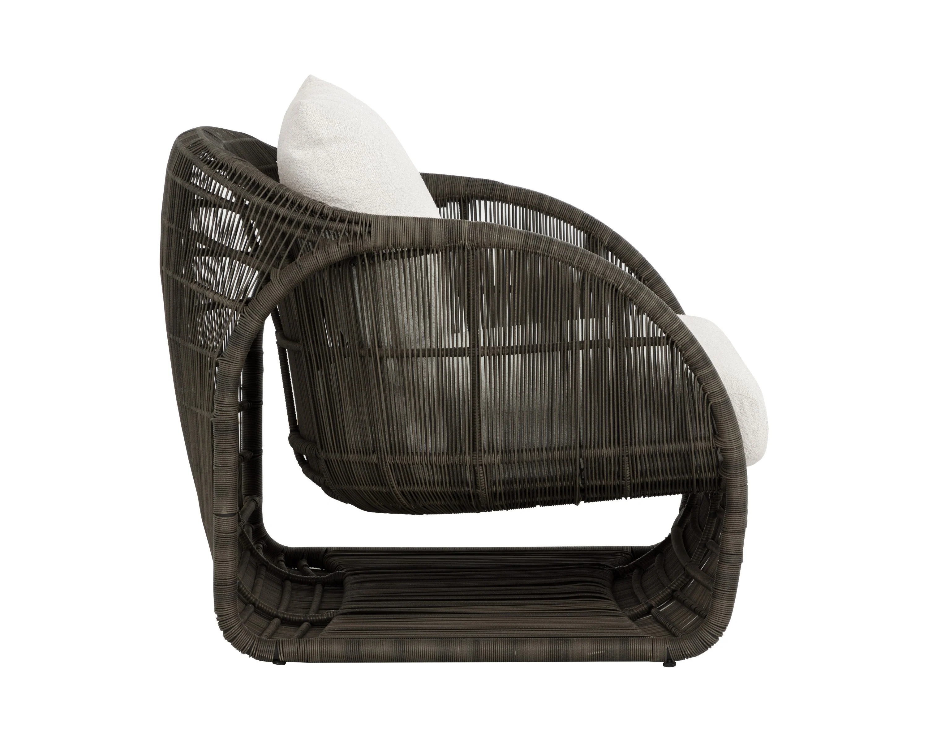 Sunpan Tulum Lounge Chair - Louis Cream - Image 3
