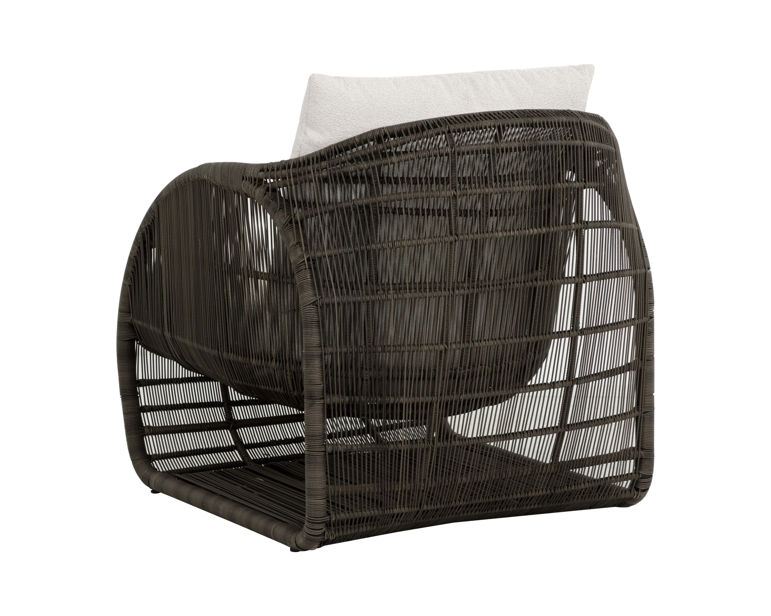 Sunpan Tulum Lounge Chair - Louis Cream - Image 4