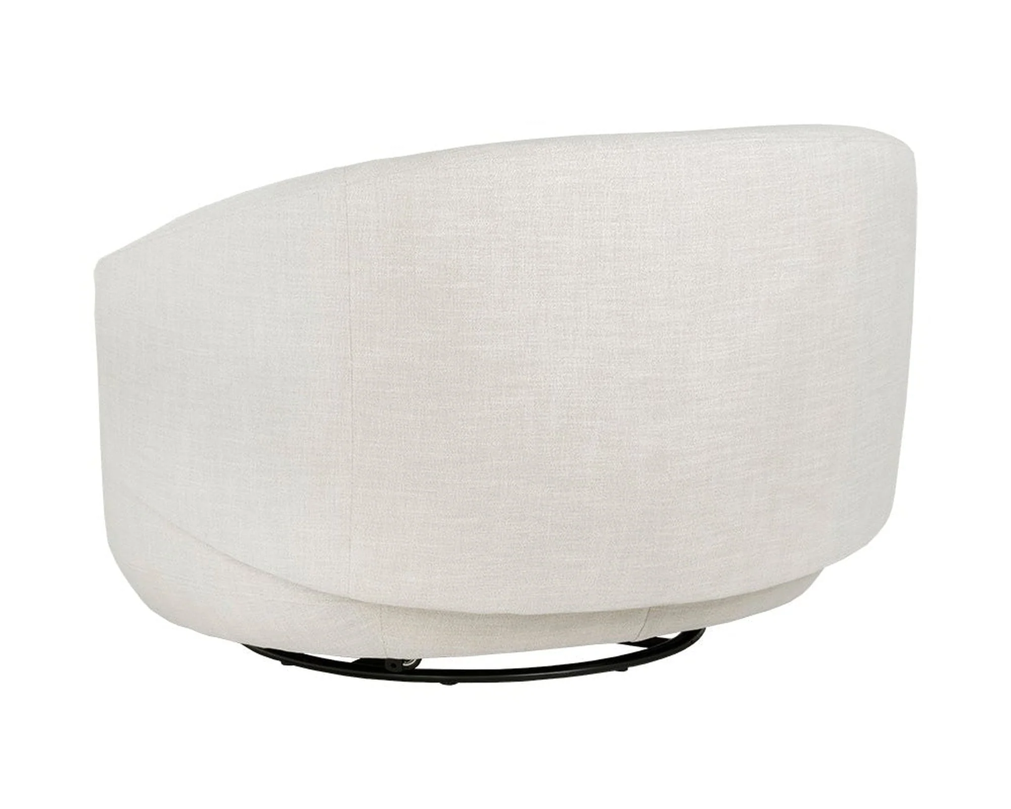 Sunpan Walsh Swivel Lounge Chair - Effie Linen Clearance - Image 4