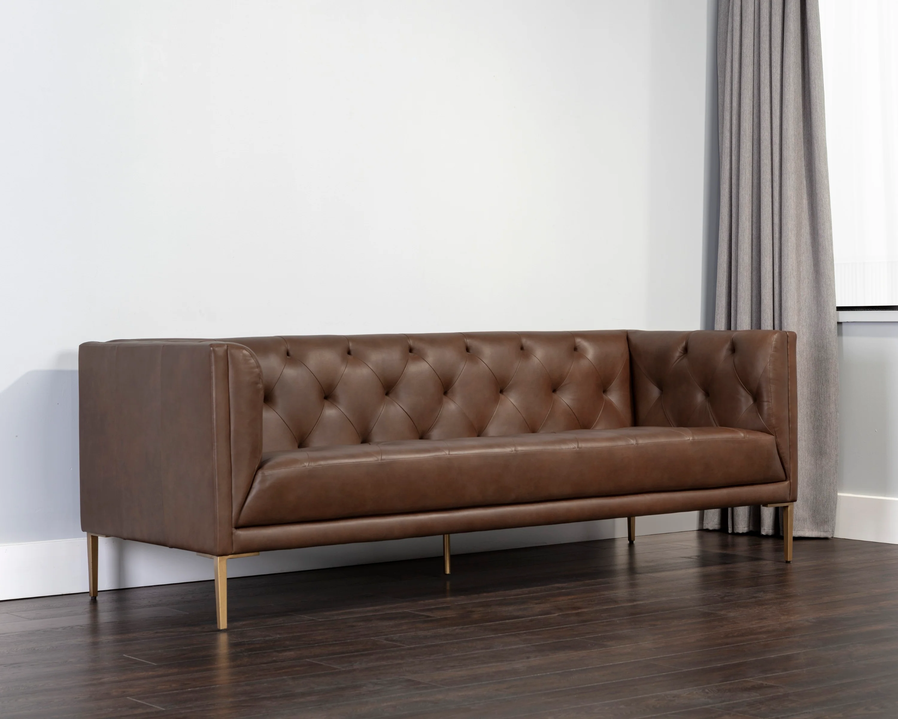 Sunpan Westin Sofa - Vintage Caramel Leather - Image 2