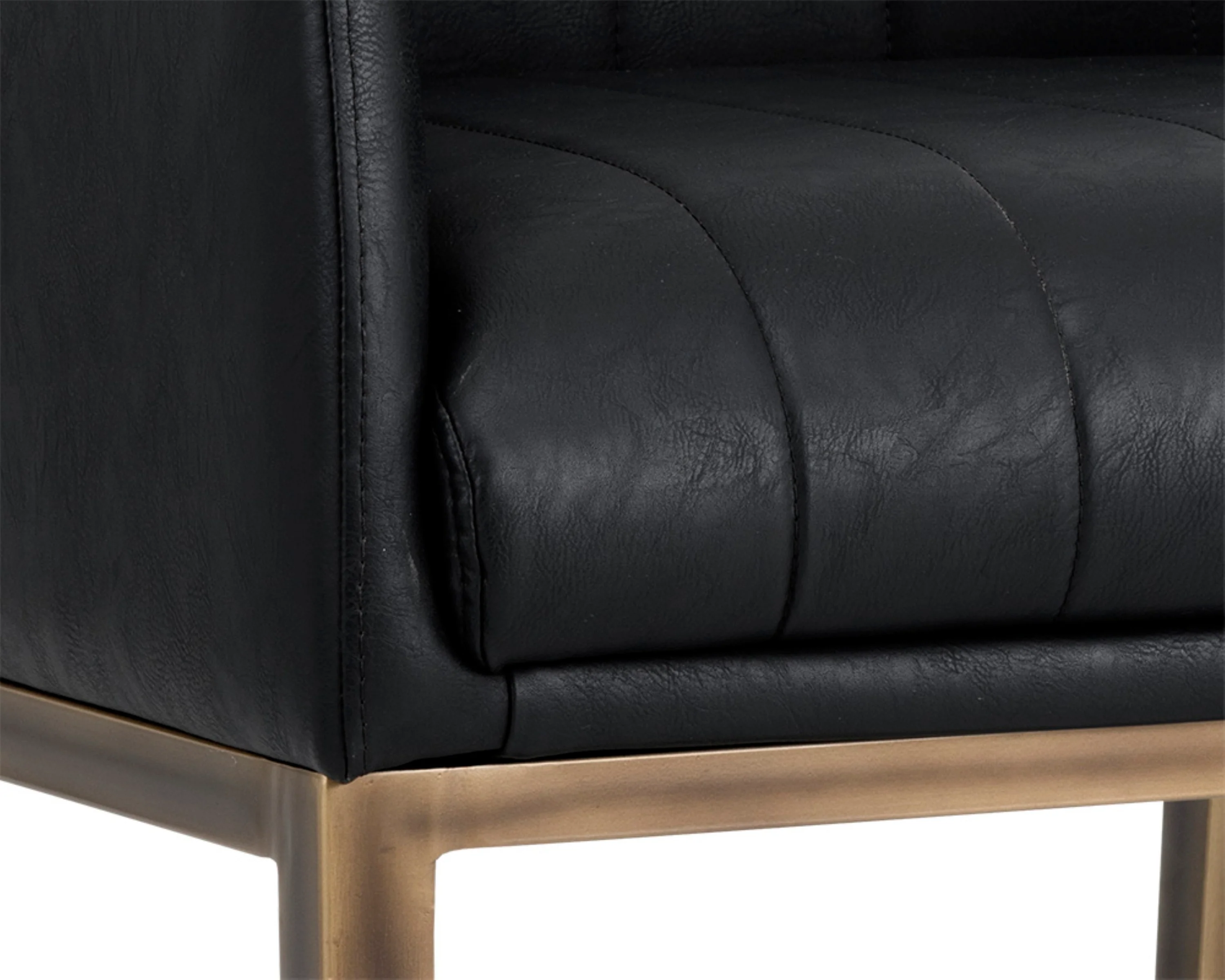 Sunpan Wolfe Lounge Chair - Bravo Black - Image 5