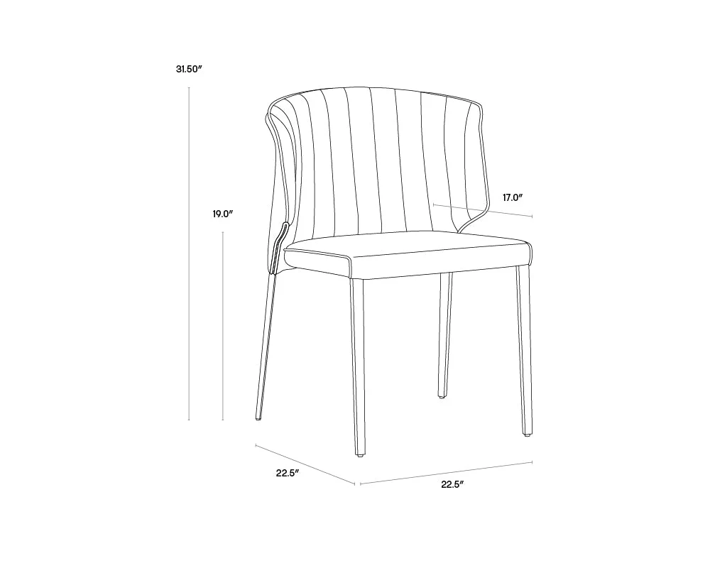 Sunpan Zayden Dining Chair - Belfast Oatmeal - Image 9