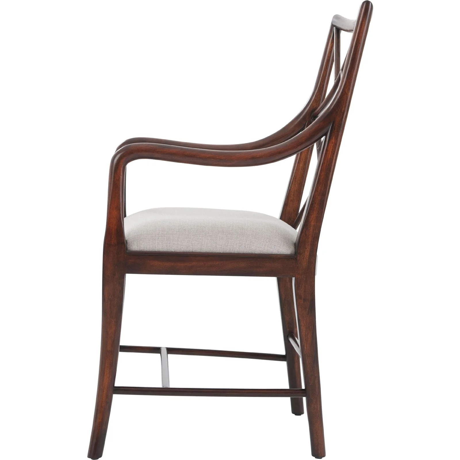 Theodore Alexander A Delicate Trellis Armchair - Set of 2 - Image 2