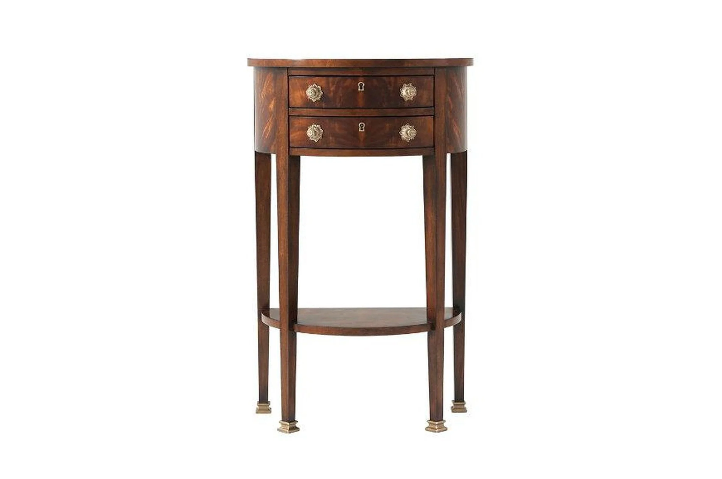 Theodore Alexander A Demi Lune Side Table - Image 5