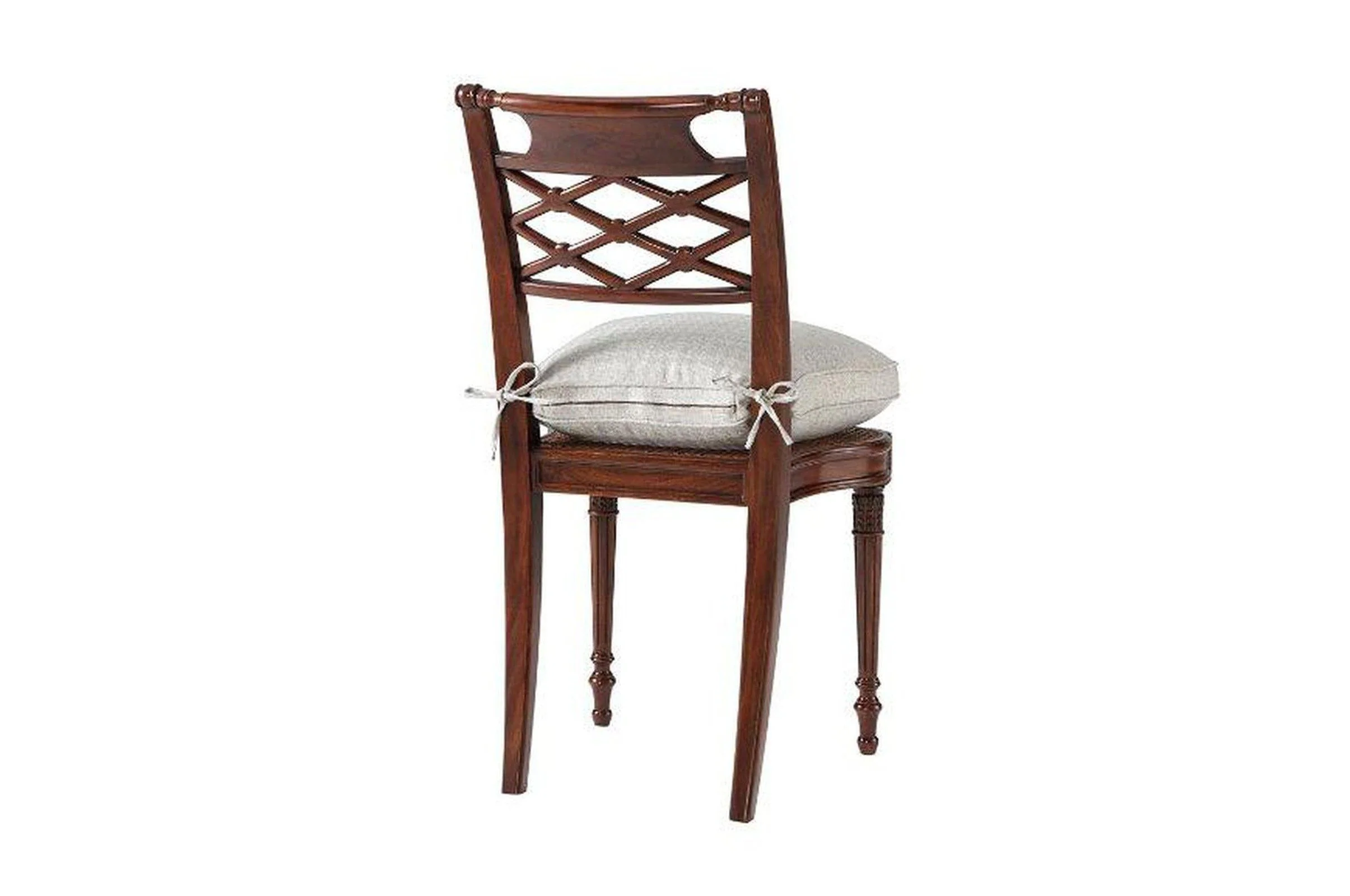 Theodore Alexander Adorned with Silk Bows Dining Chair - Set of 2 - Image 3
