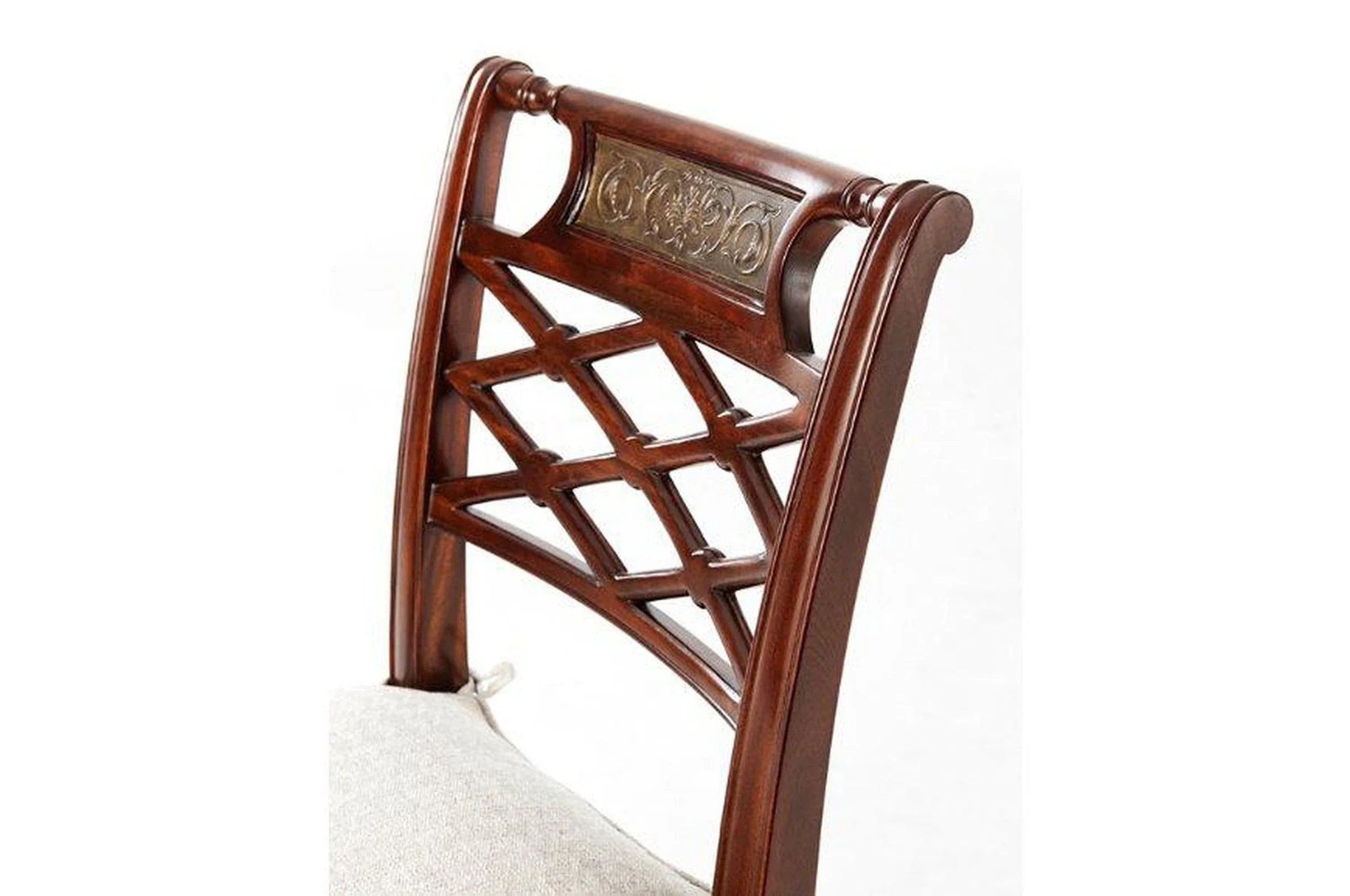 Theodore Alexander Adorned with Silk Bows Dining Chair - Set of 2 - Image 4