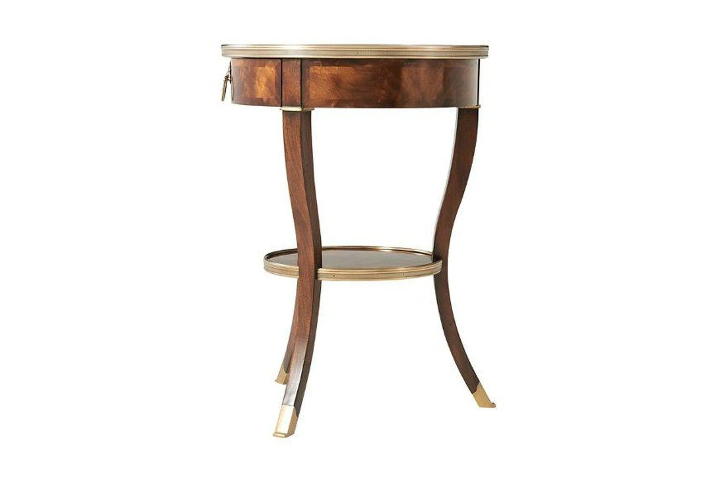 Theodore Alexander Around in Circles Lamp Table - Image 3