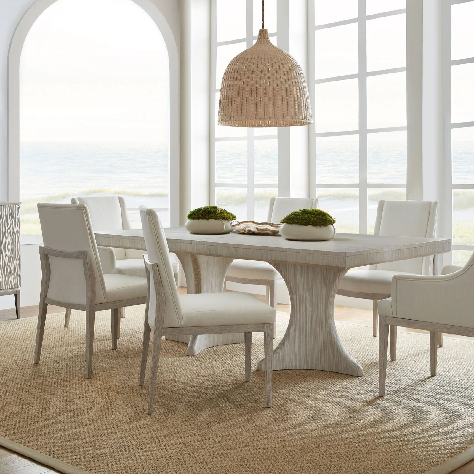 Theodore Alexander Breeze Pedestal Dining Table - Image 2