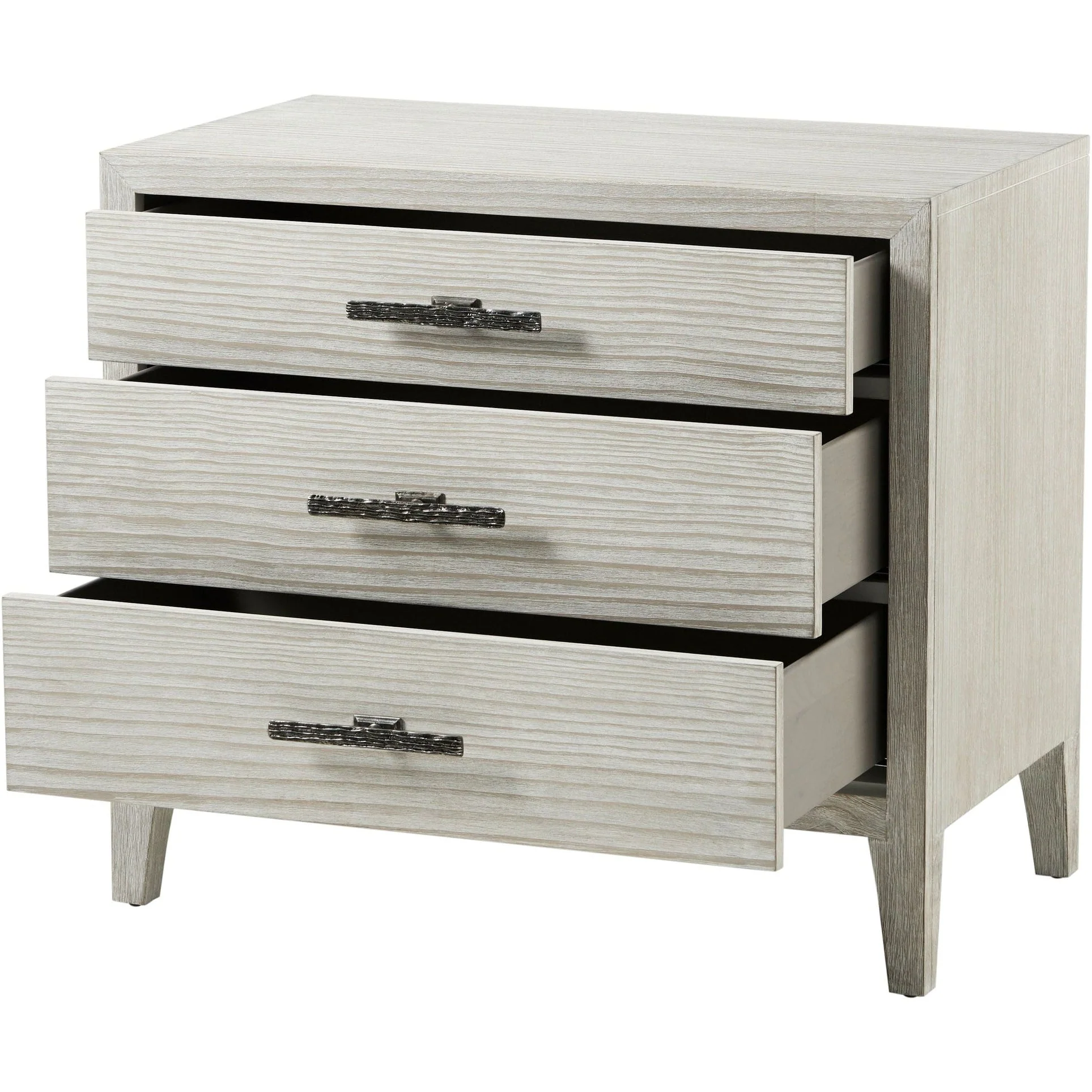 Theodore Alexander Breeze Three Drawer Nightstand - Image 3