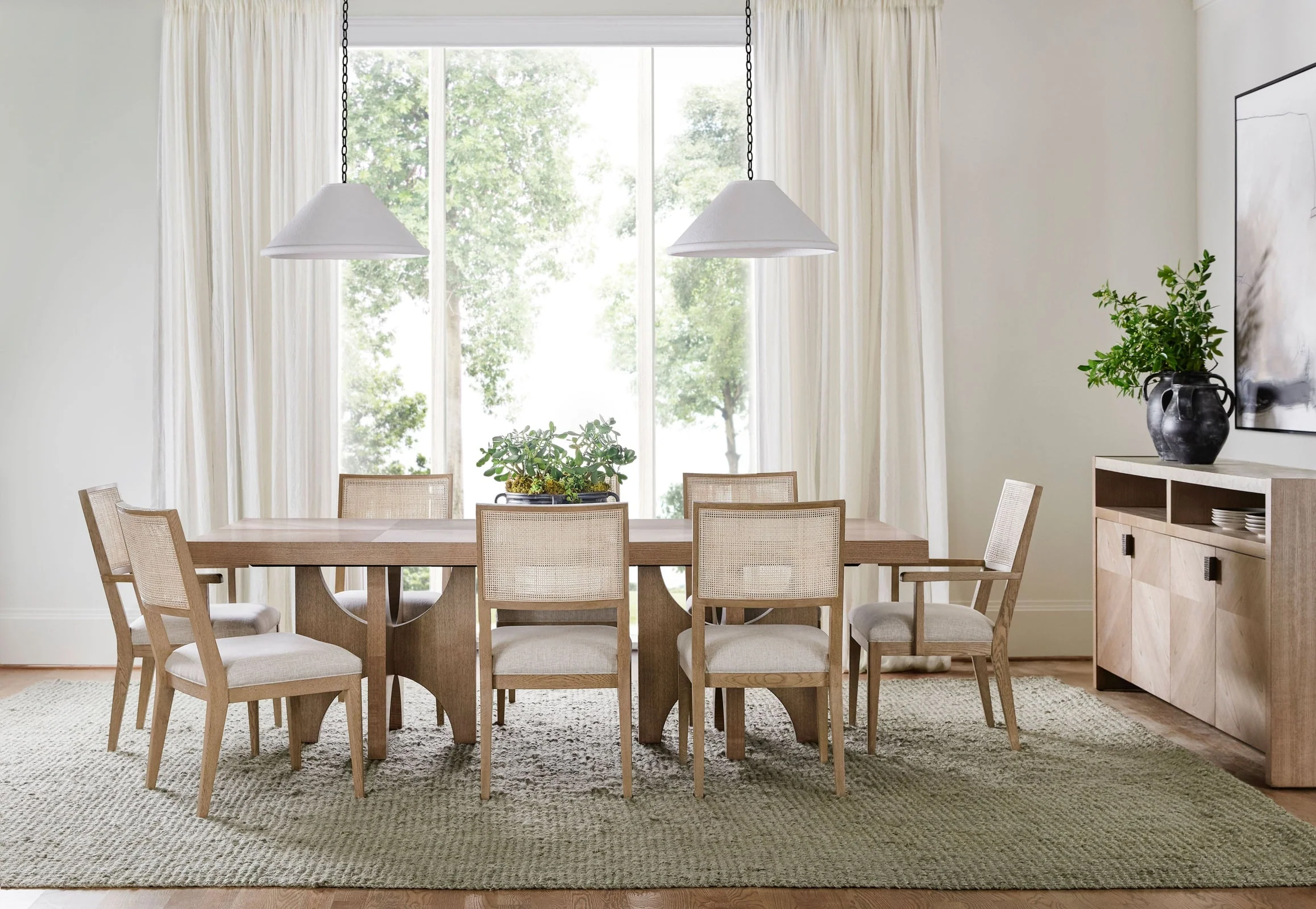 Theodore Alexander Catalina Dining Arm Chair - Set of 2 Clearance - Image 2