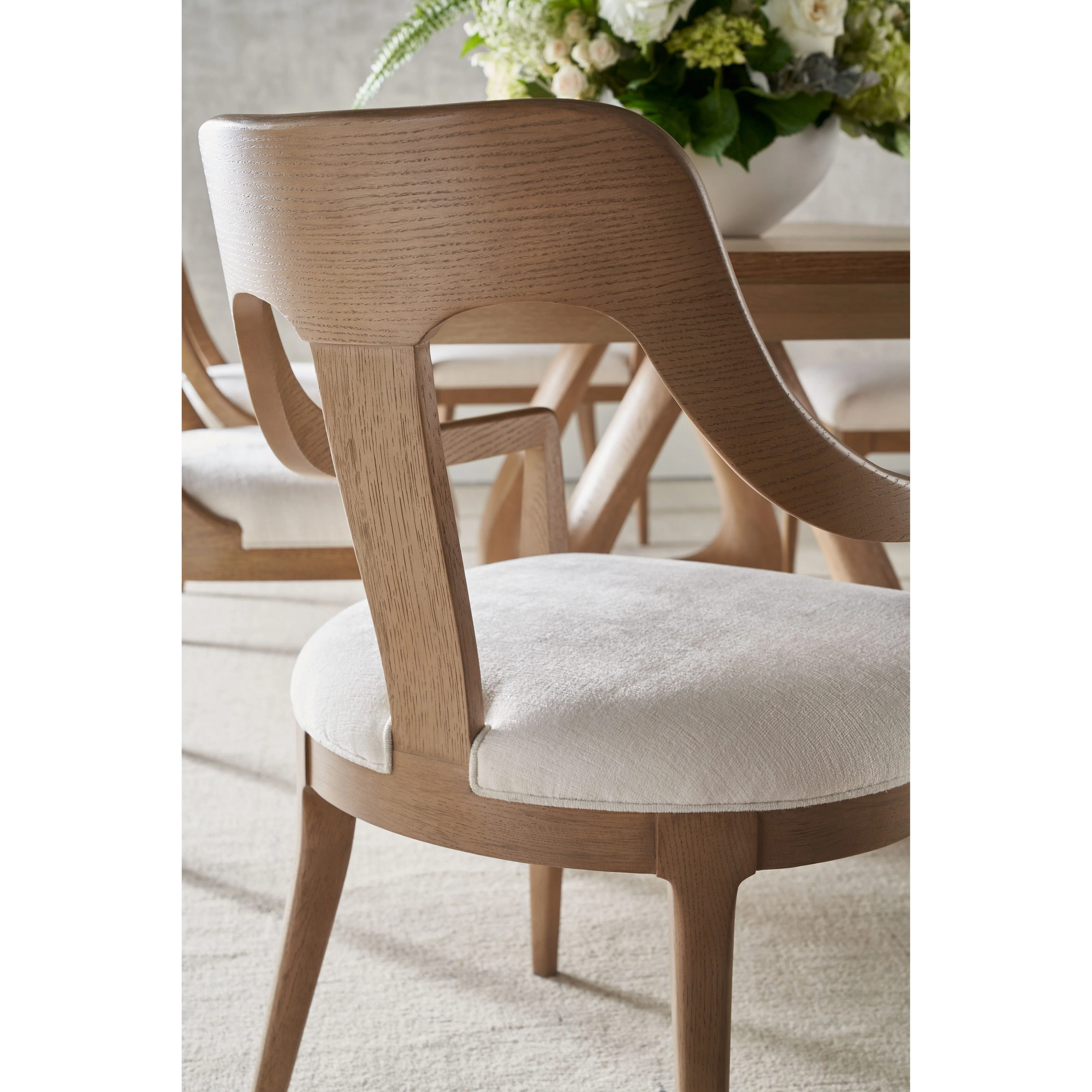 Theodore Alexander Essence Dining Arm Chair Set of 2 - Image 3