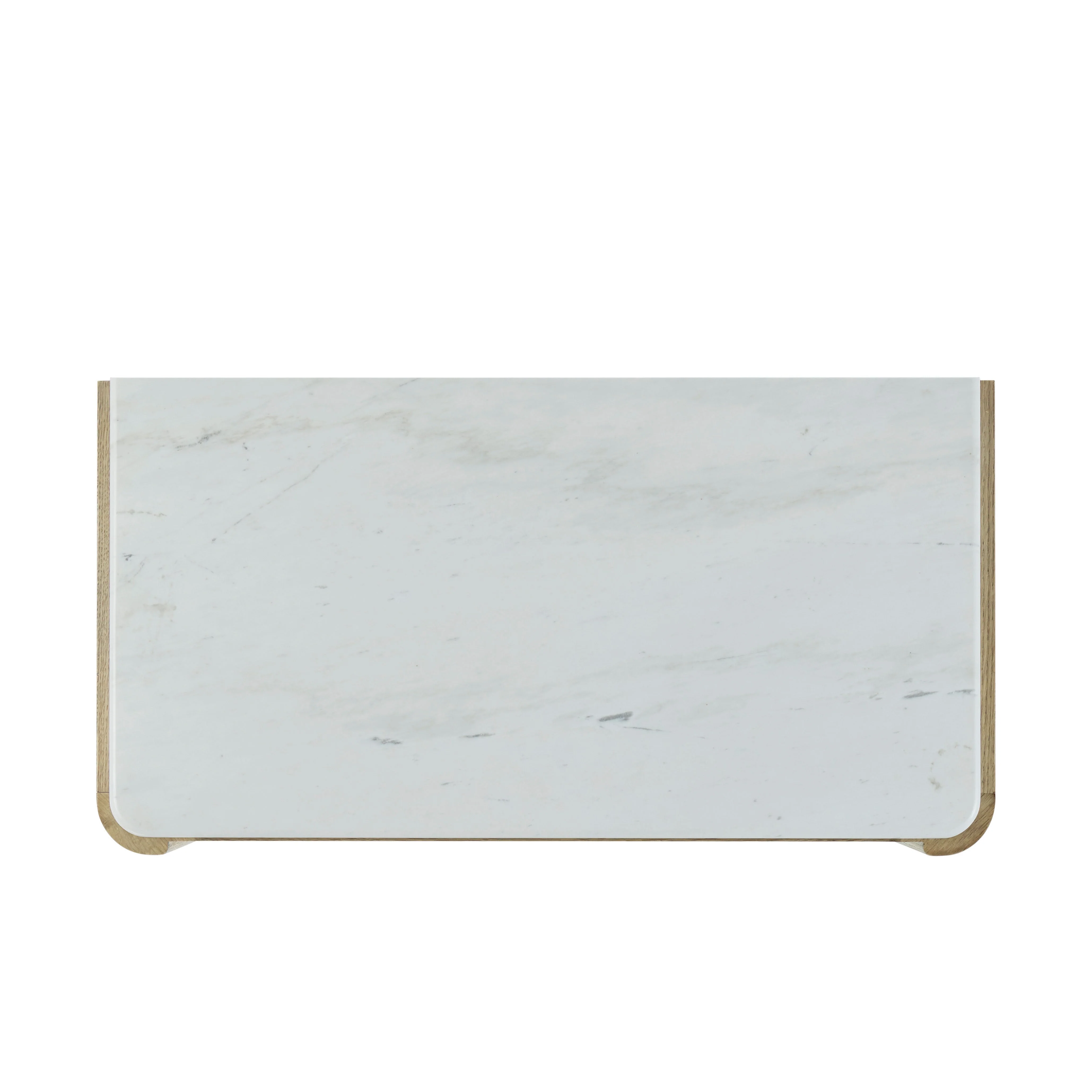 Theodore Alexander Essence Three Drawer Marble Top Nightstand Clearance - Image 8
