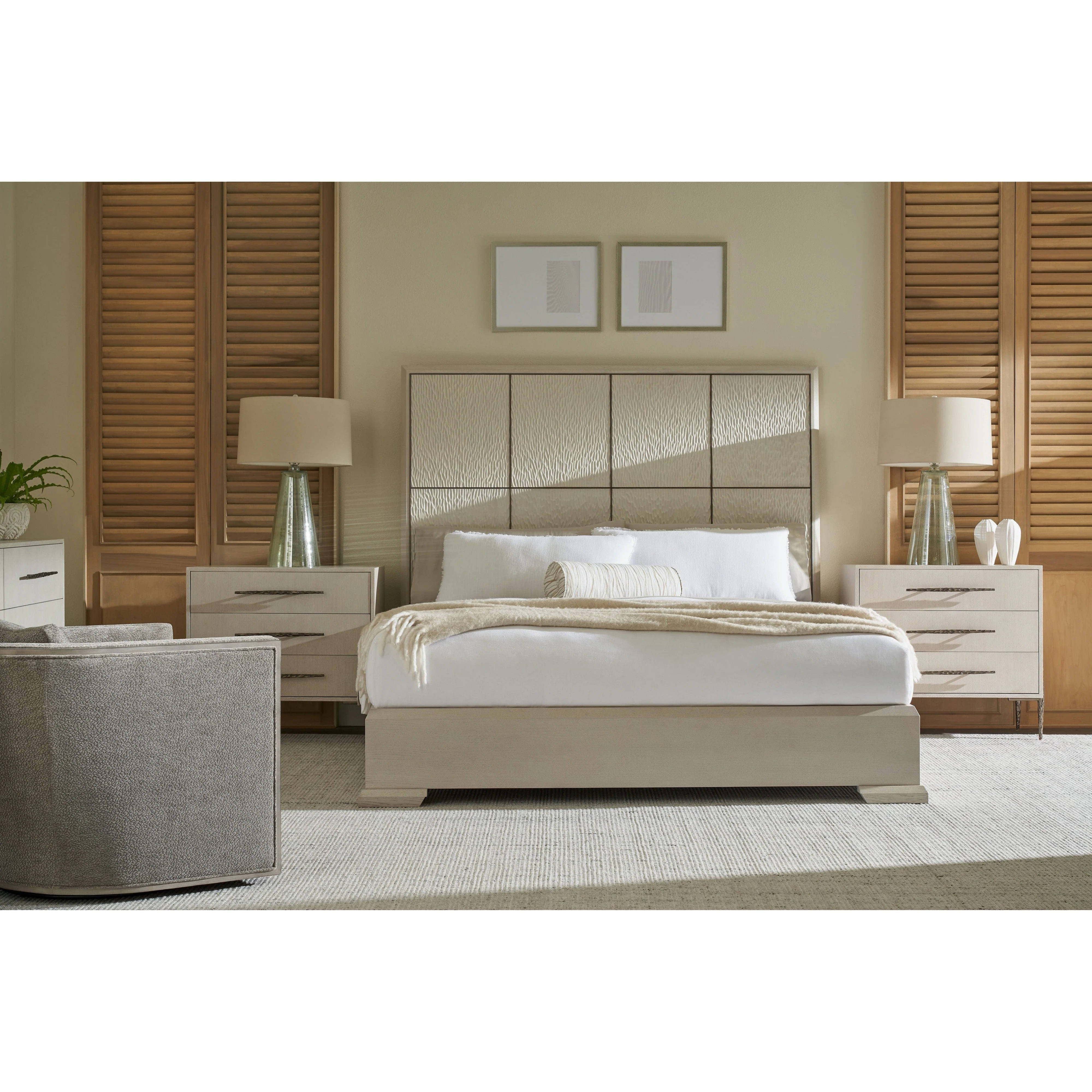 Theodore Alexander Essence Two Drawer Nightstand Clearance - Image 12