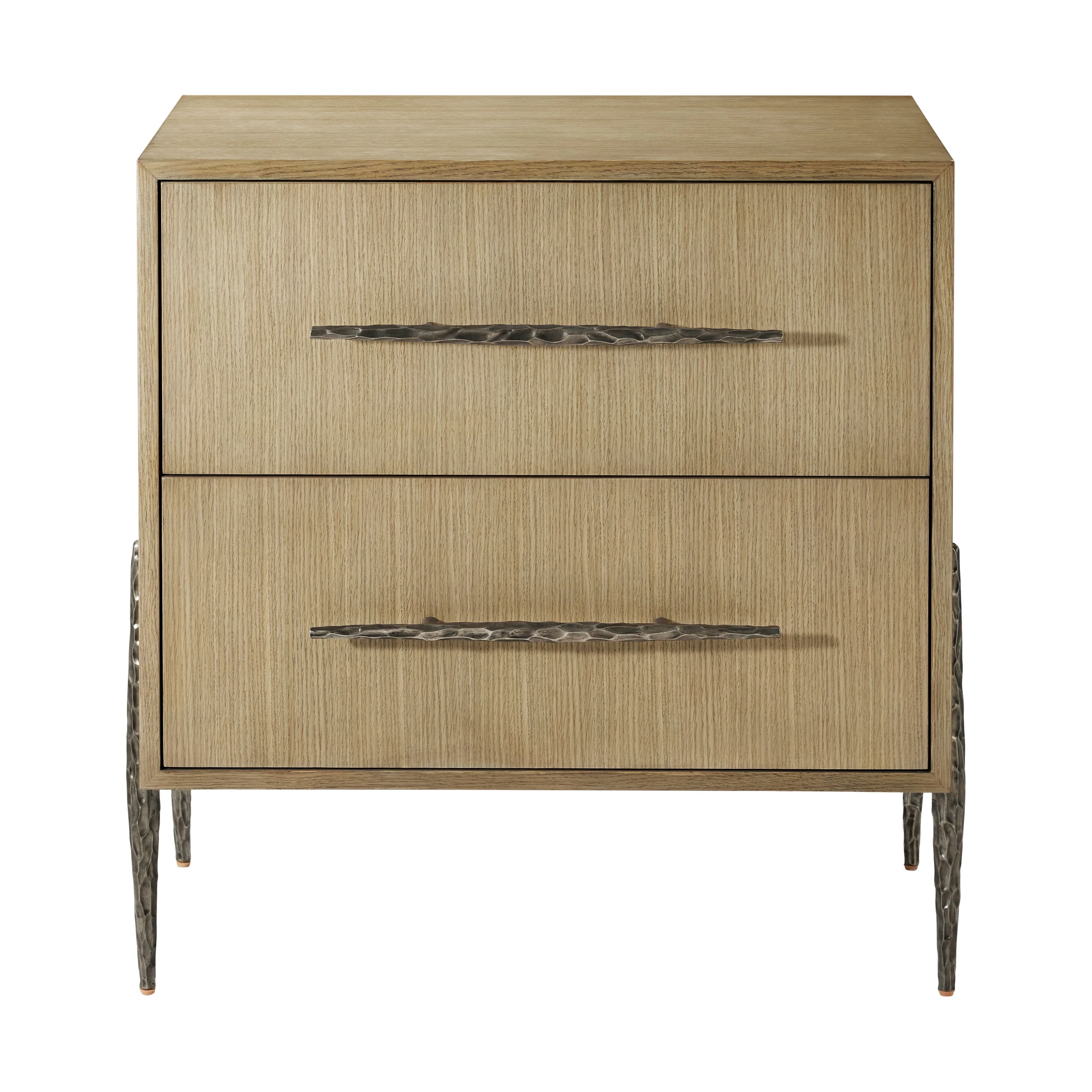 Theodore Alexander Essence Two Drawer Nightstand Clearance - Image 3