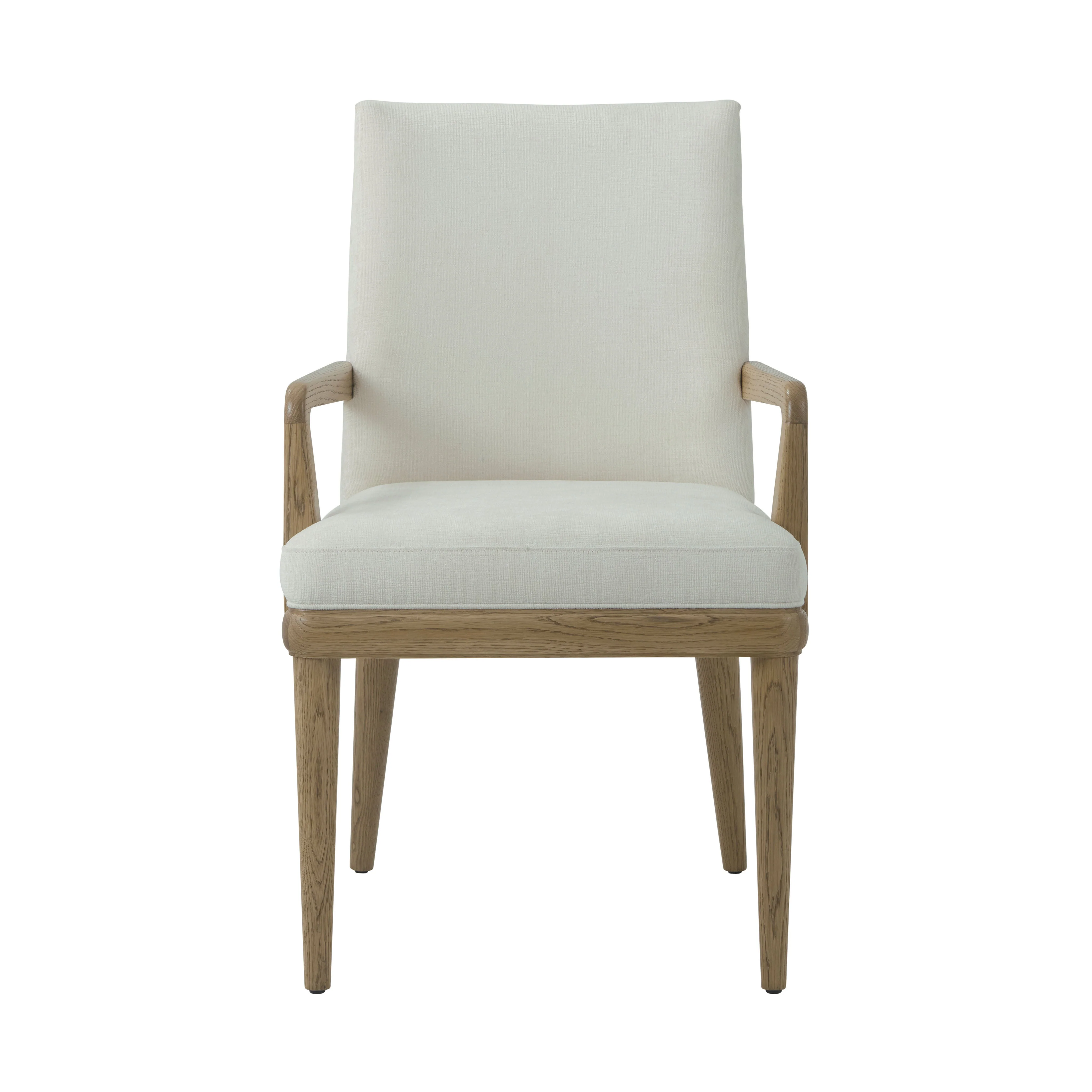 Theodore Alexander Essence Upholstered Dining Arm Chair - Set of 2 Clearance - Image 2