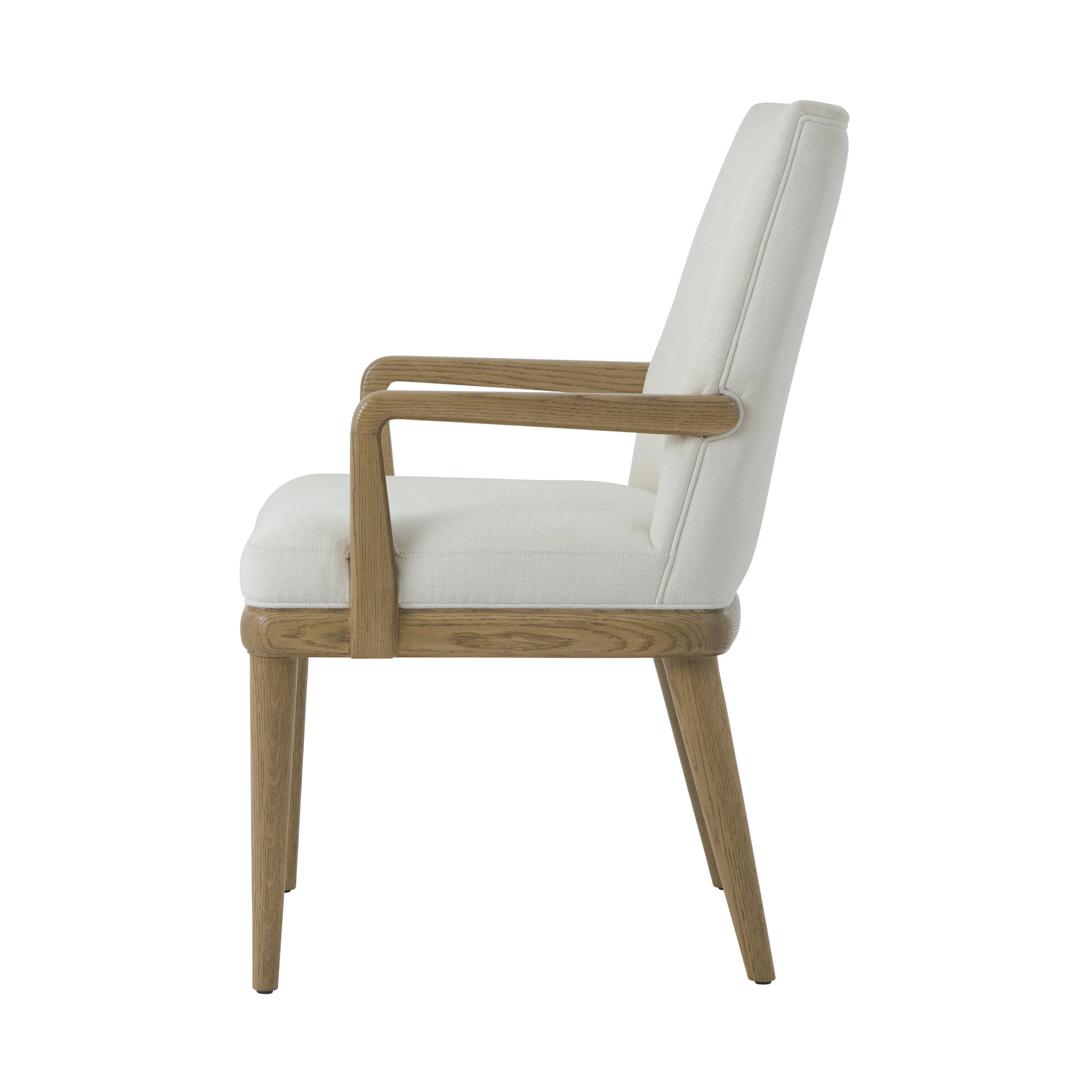 Theodore Alexander Essence Upholstered Dining Arm Chair - Set of 2 Clearance - Image 3