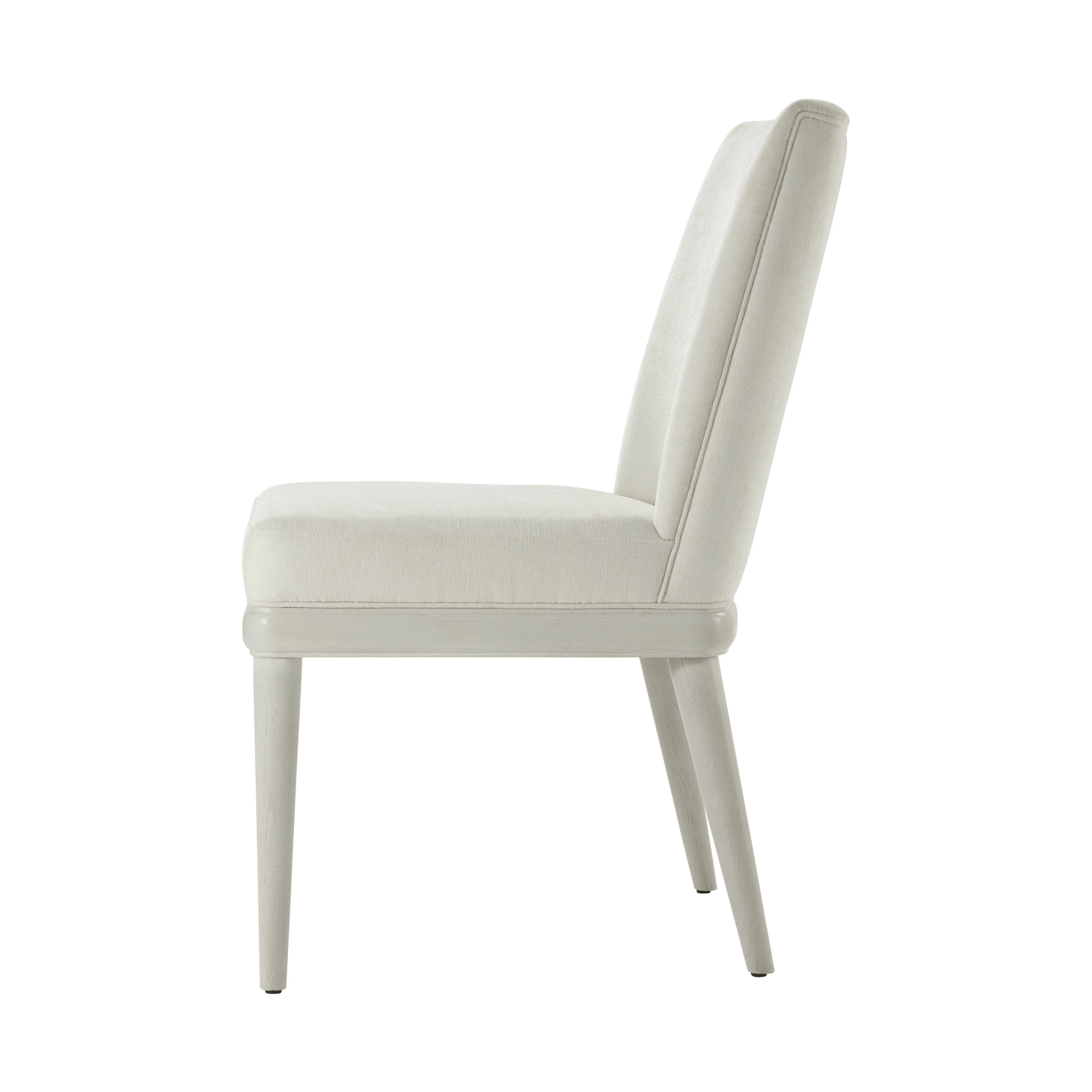 Theodore Alexander Essence Upholstered Dining Side Chair - Set of 2 Clearance - Image 3