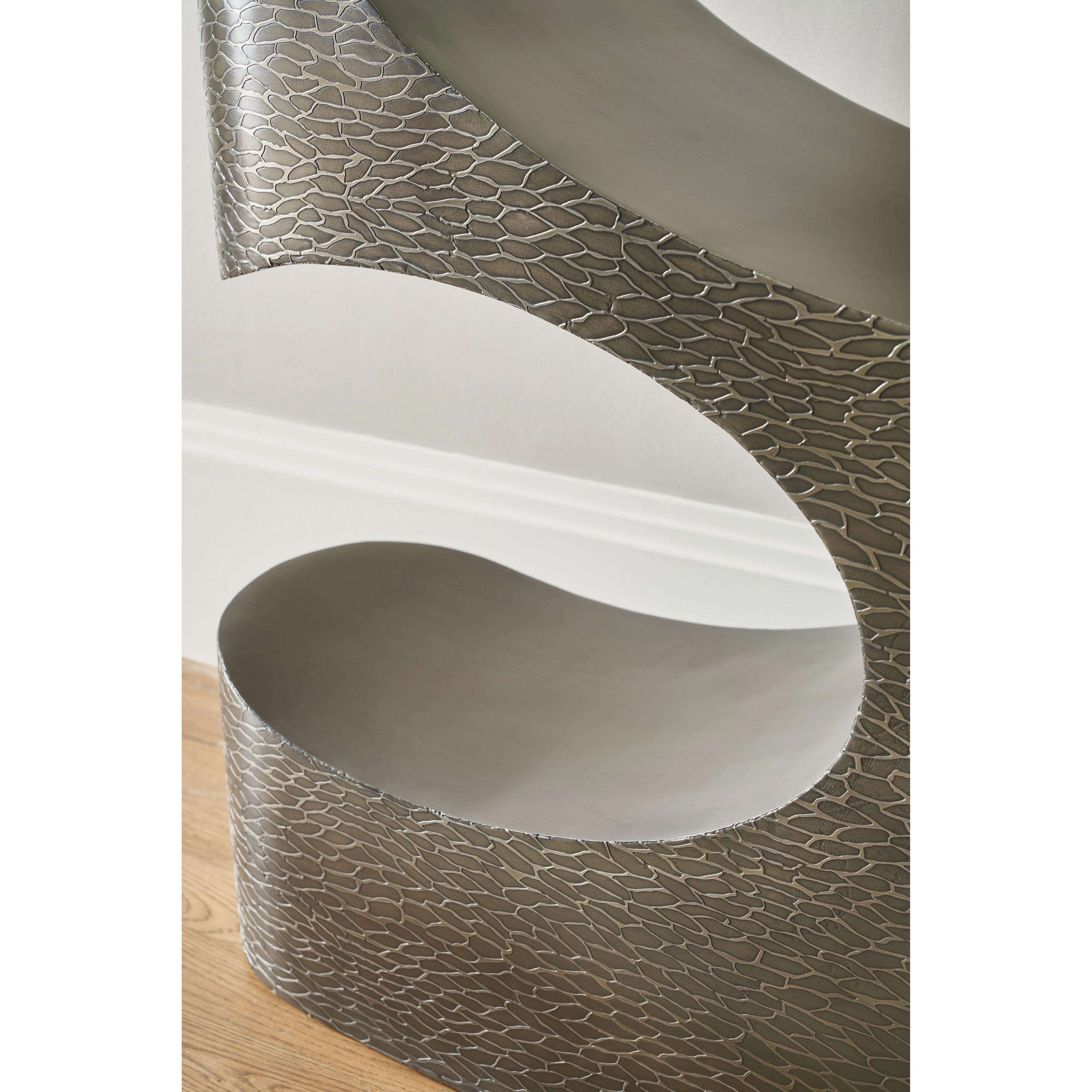 Theodore Alexander Essence Volcanic Metal Console Clearance - Image 2