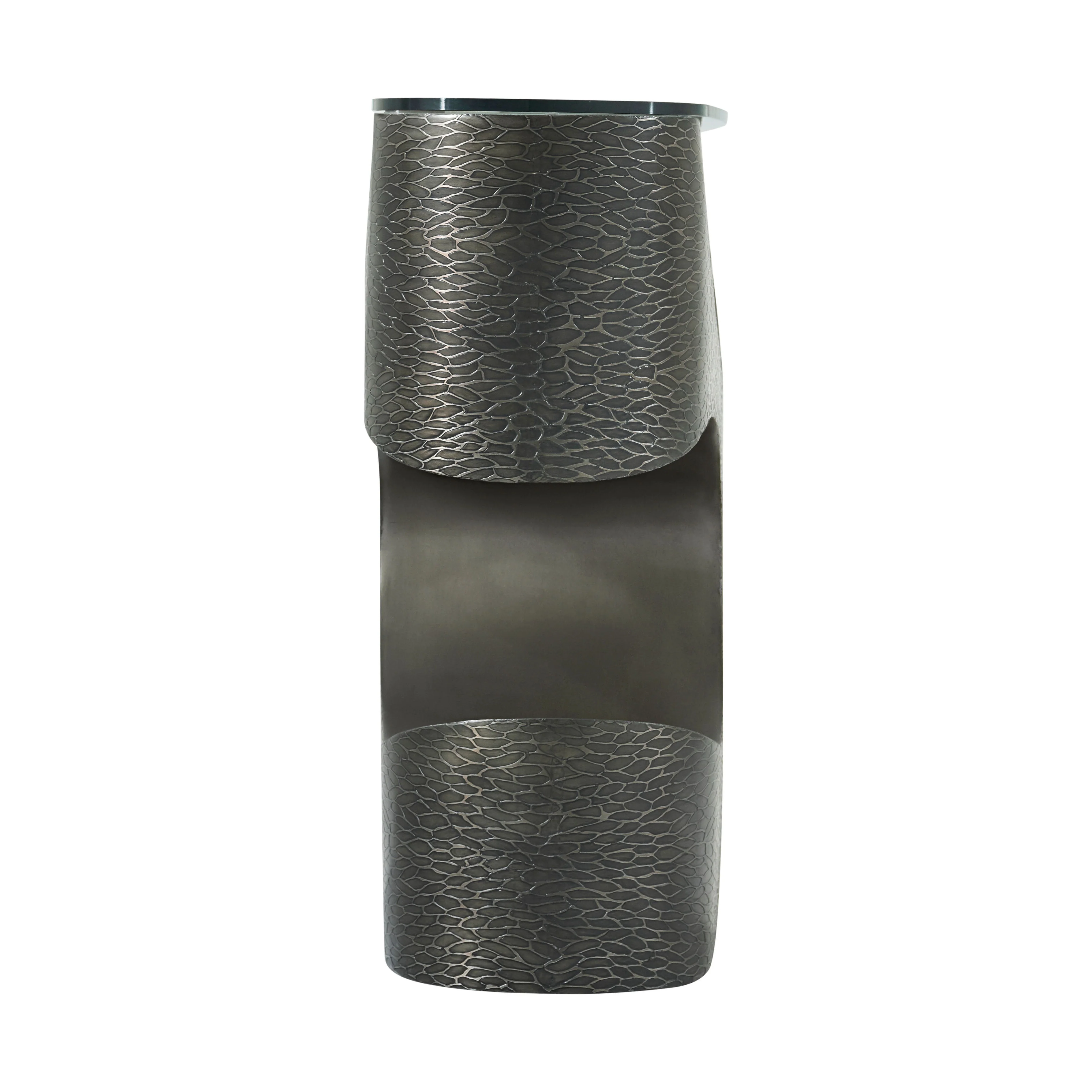Theodore Alexander Essence Volcanic Metal Console Clearance - Image 7