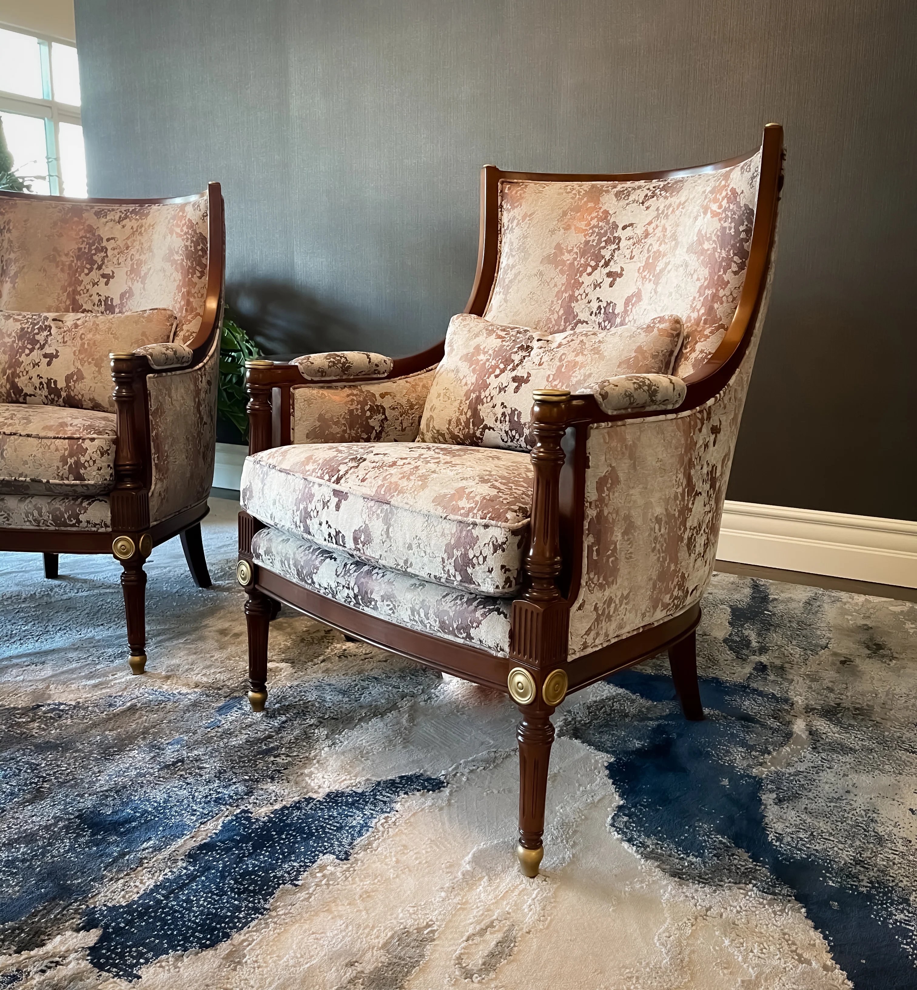 Theodore Alexander Fairfax Chair Floor Sample - Image 5