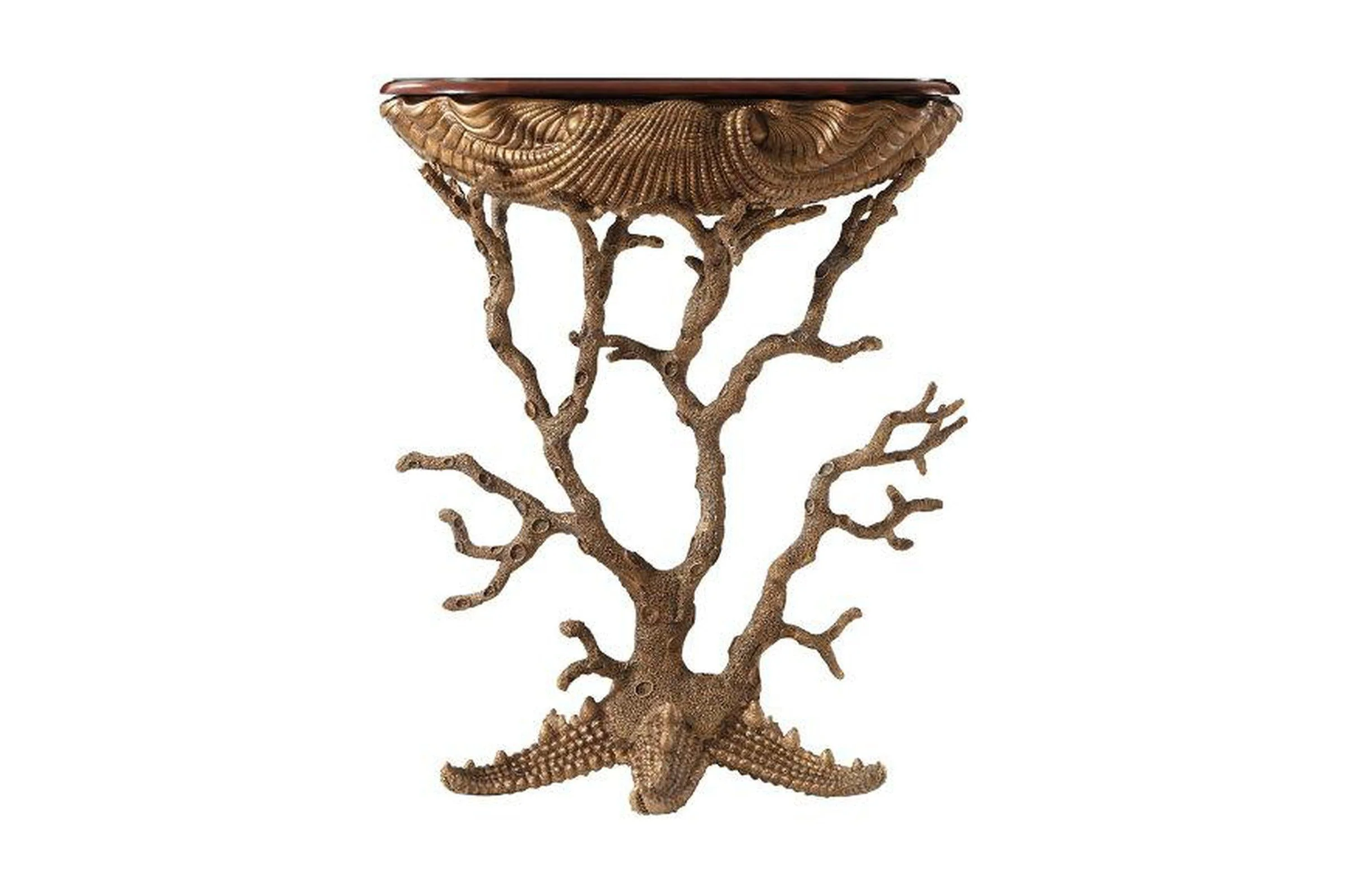 Theodore Alexander Gilt Grotto Side Table Clearance - Image 2