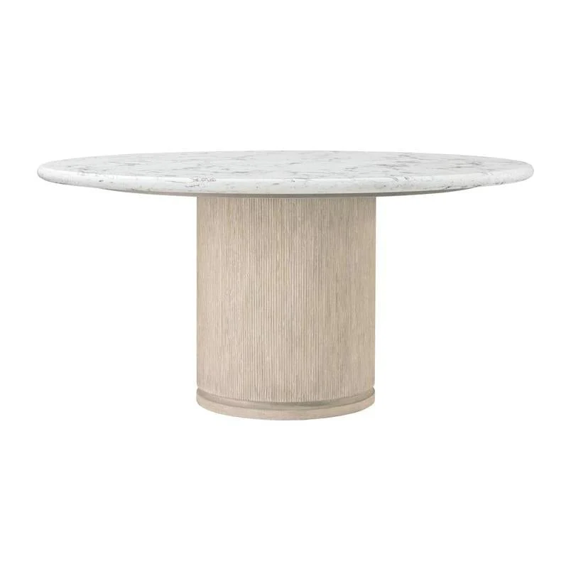 Theodore Alexander Horizon Round Quartz Dining Table - Image 2
