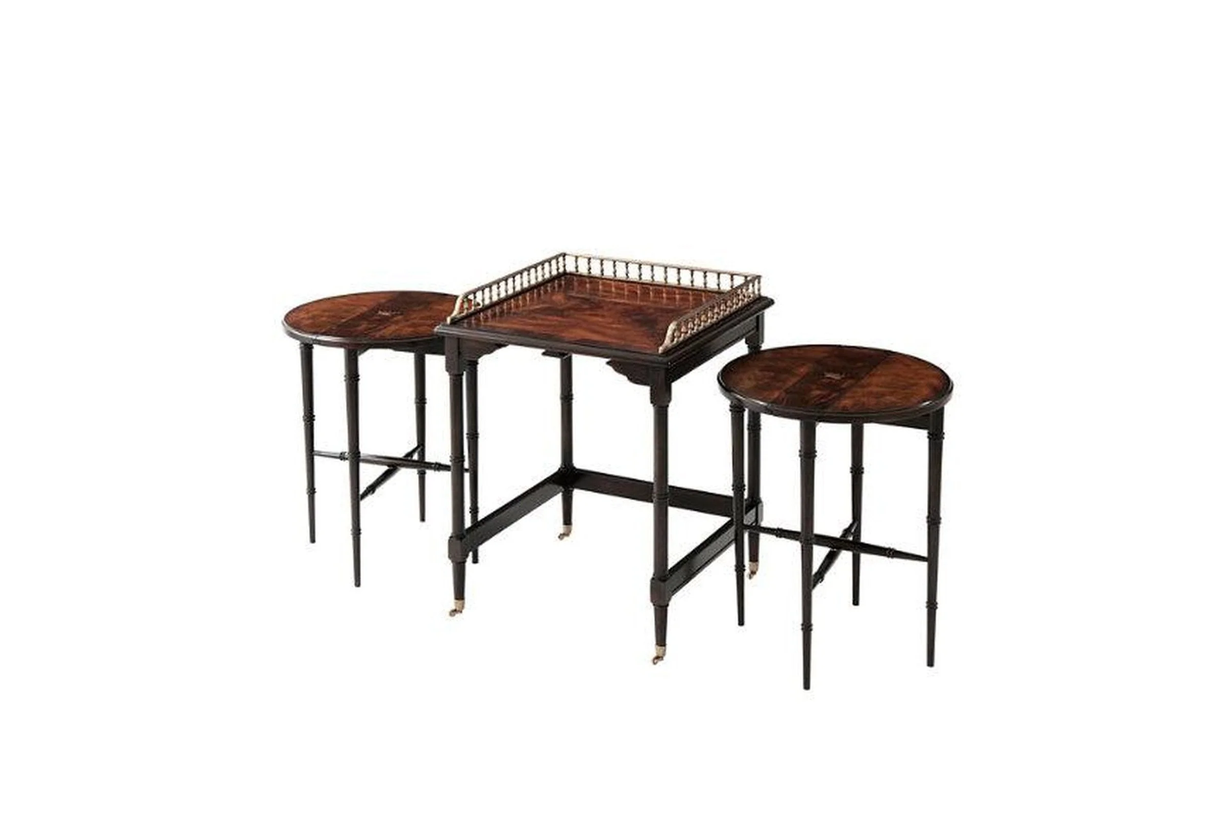Theodore Alexander Ingenious Nesting Tables - Set of 3 - Image 2