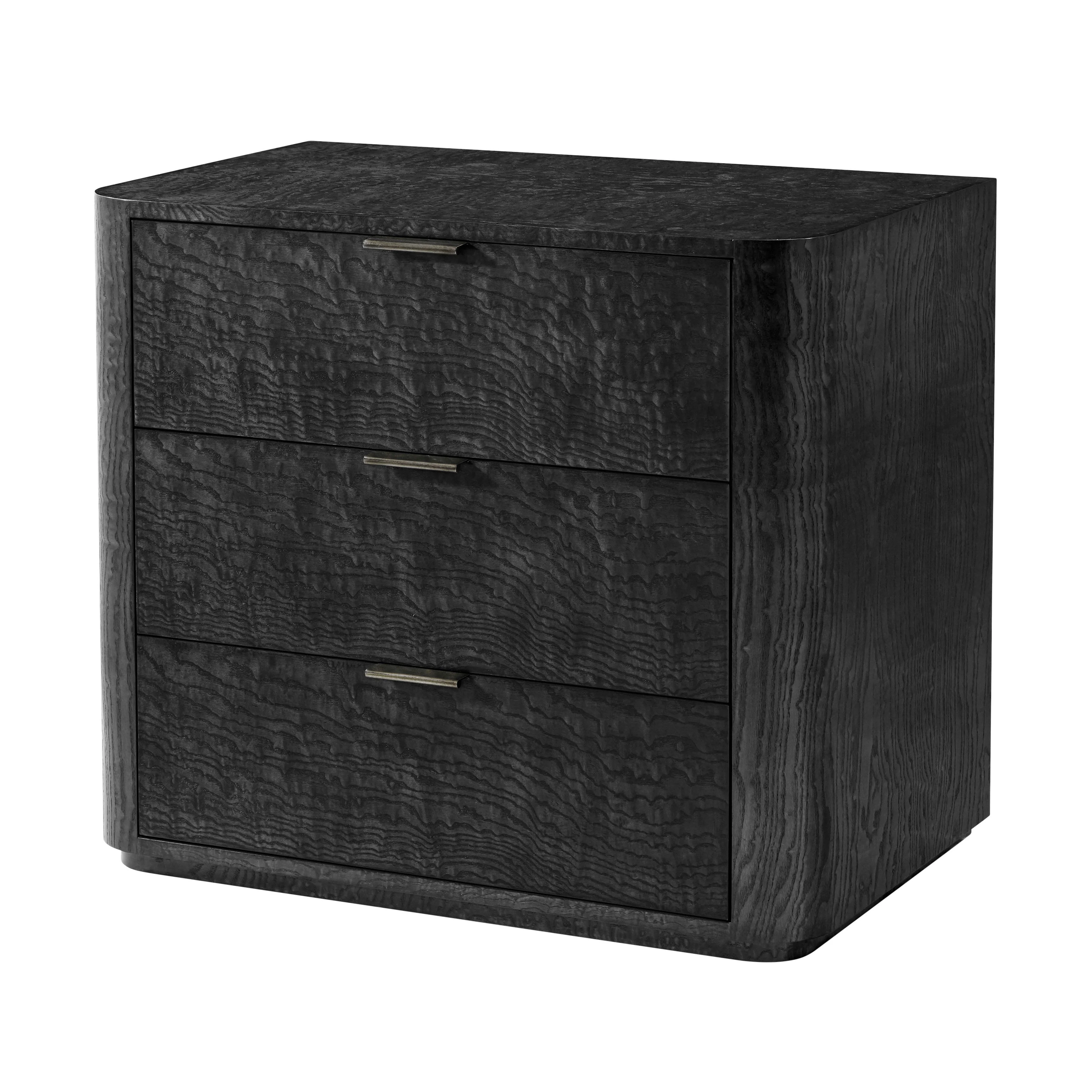 Theodore Alexander Kesden Three Drawer Nightstand - Image 12