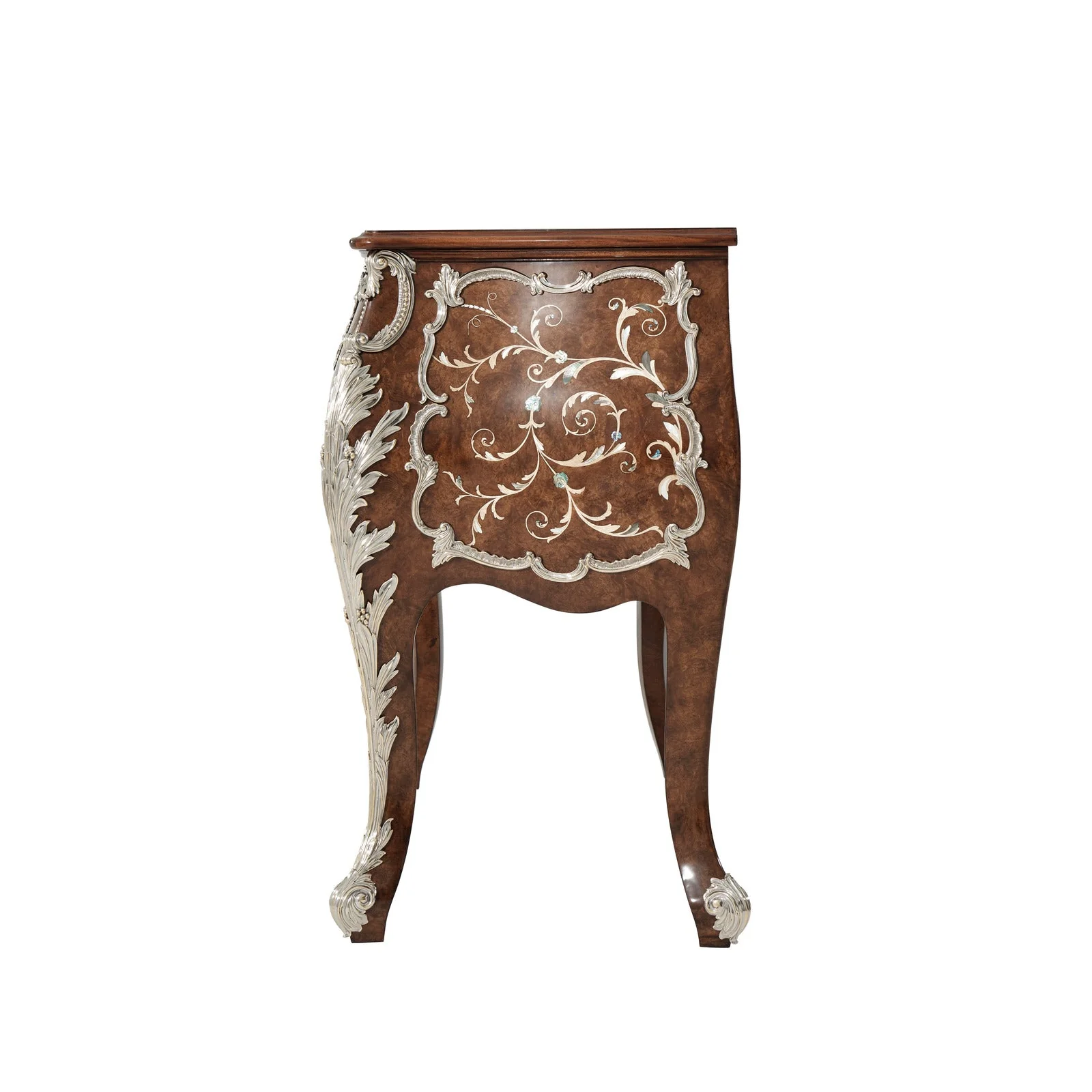Theodore Alexander Laurent Bombe Commode Open Box Item - Image 6