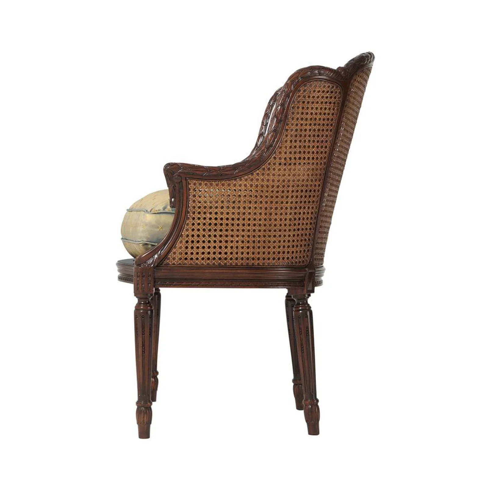 Theodore Alexander Louis Bergère Arm Chair - Set of 2 - Image 4