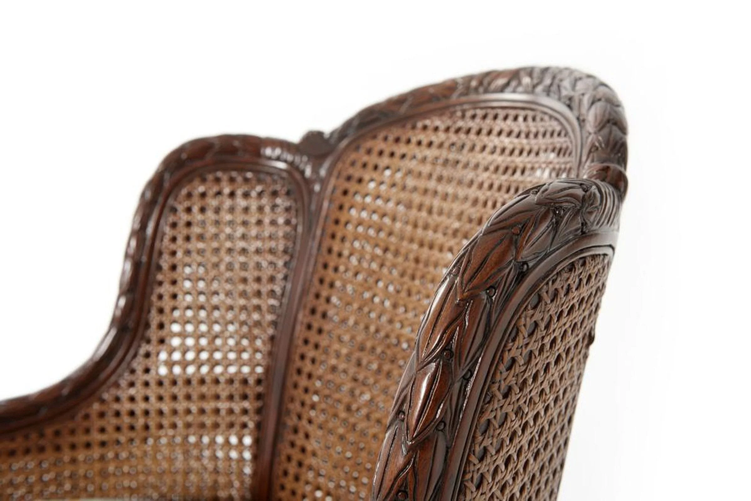 Theodore Alexander Louis Bergère Arm Chair - Set of 2 - Image 5