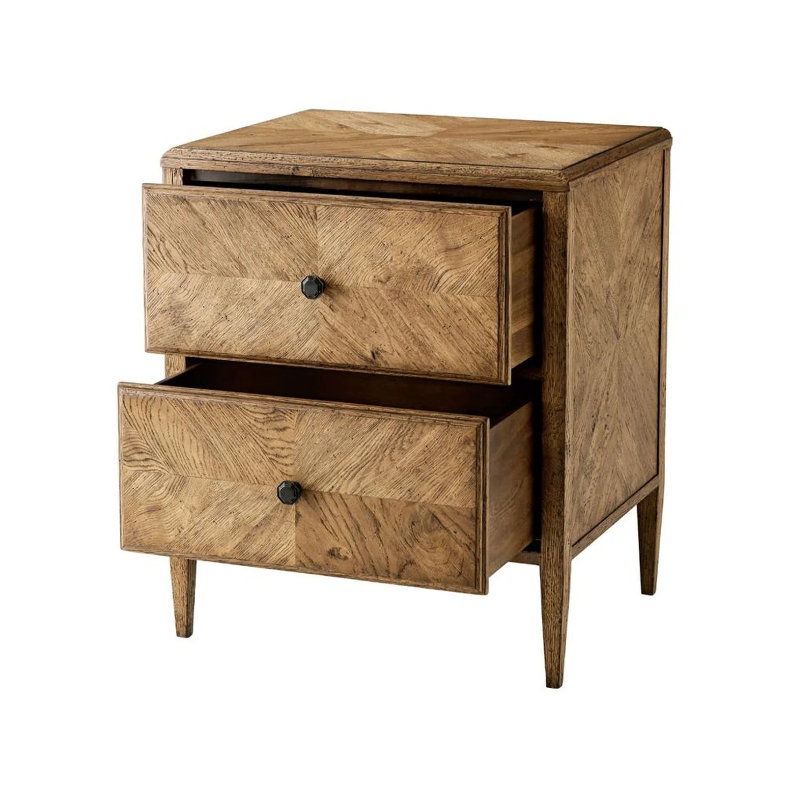 Theodore Alexander Nova Two Drawers Night Stand - Image 3
