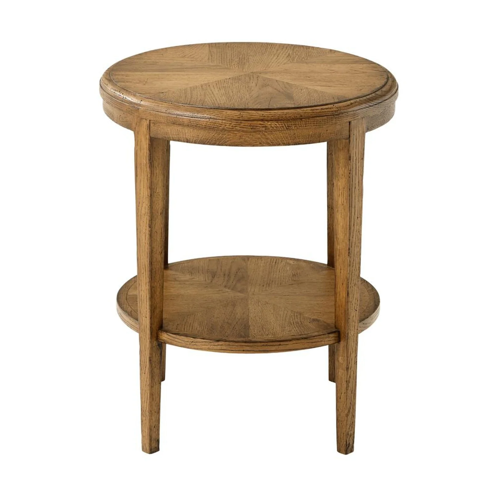 Theodore Alexander Nova Two Tiered Round Side Table - Image 2