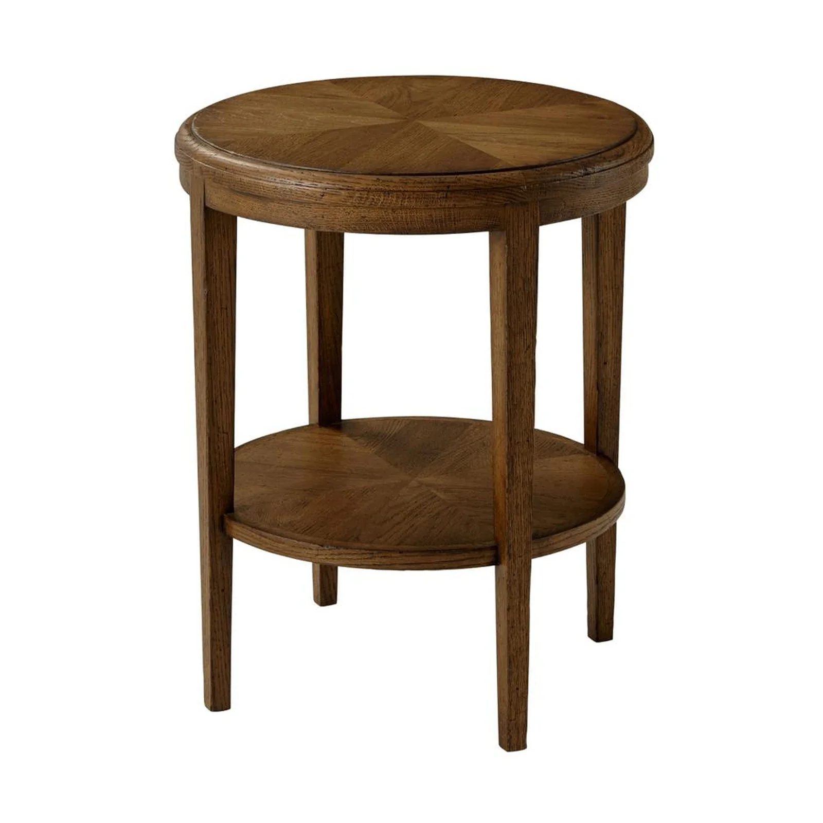 Theodore Alexander Nova Two Tiered Round Side Table - Image 8
