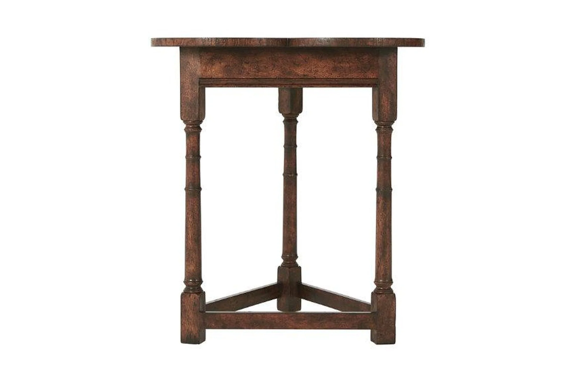 Theodore Alexander Oak Clover Accent Table - Image 2