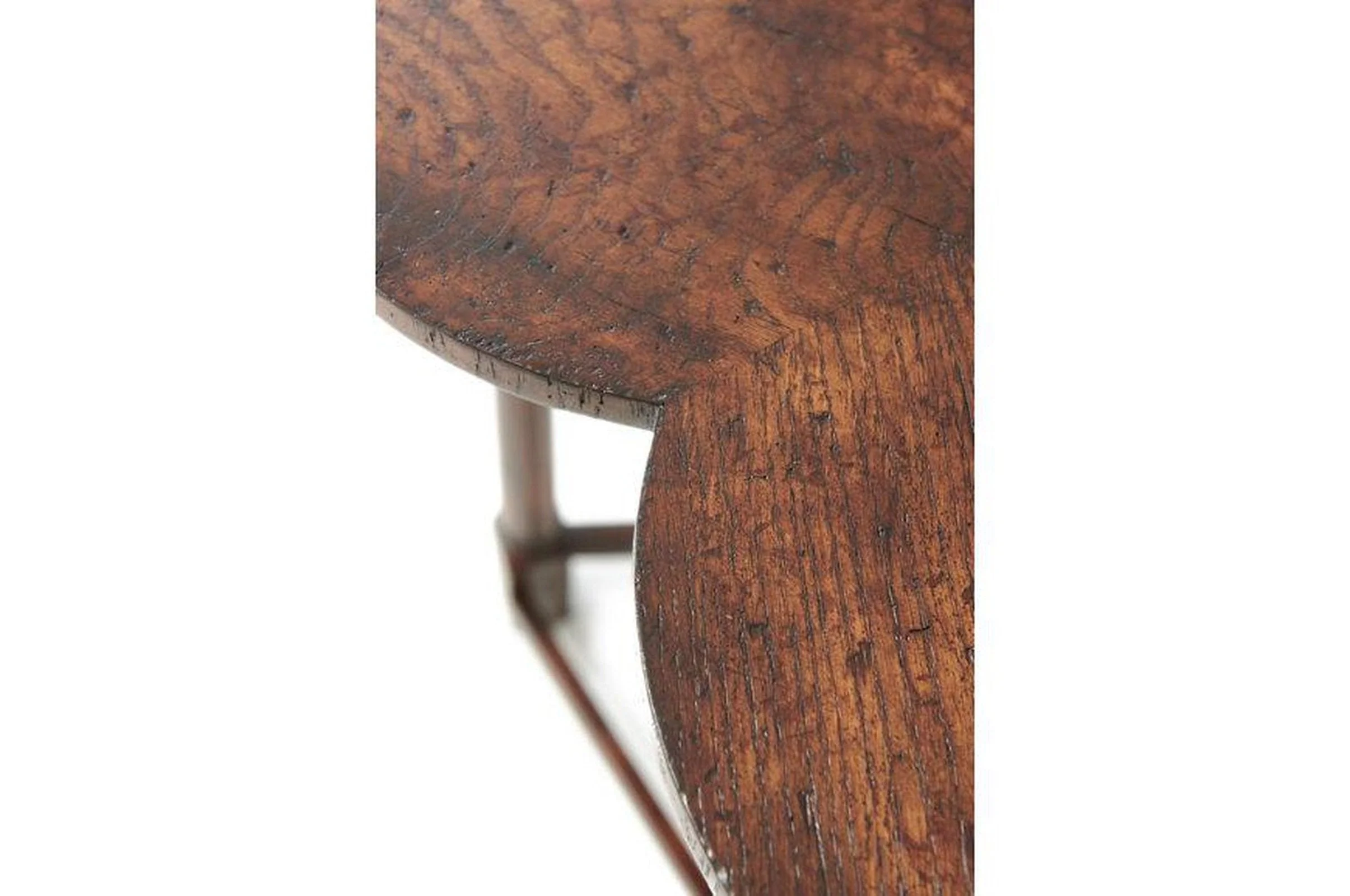 Theodore Alexander Oak Clover Accent Table - Image 4