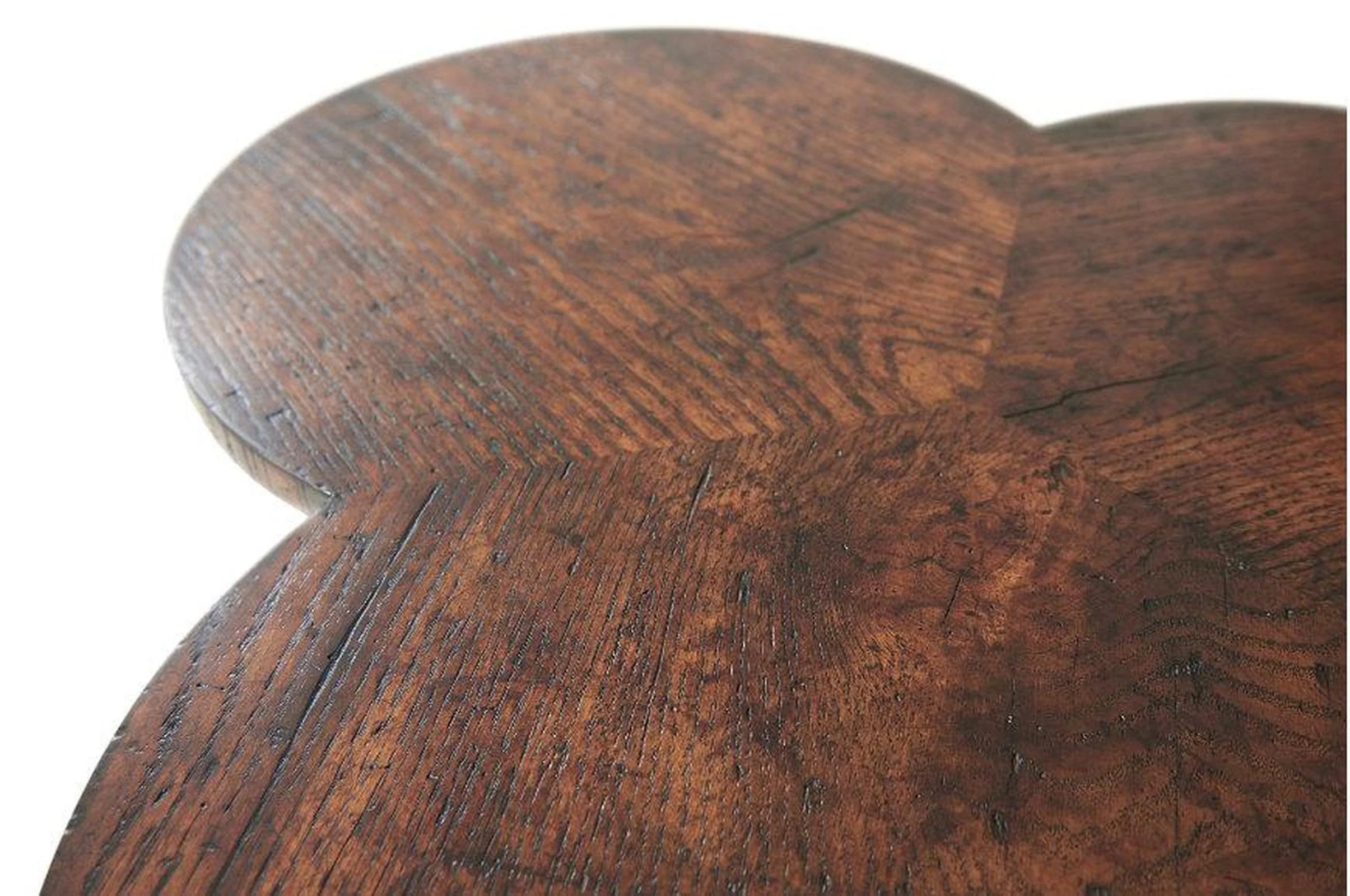 Theodore Alexander Oak Clover Accent Table - Image 5