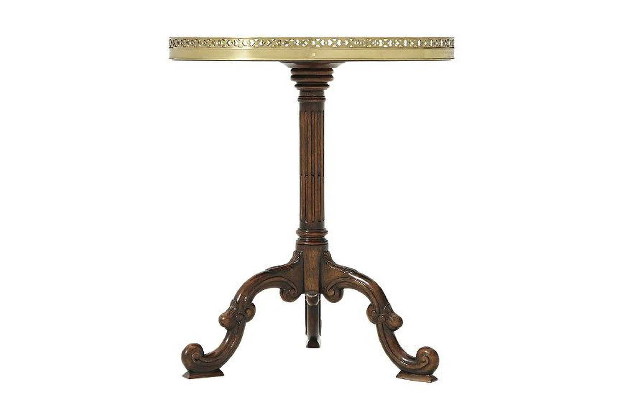 Theodore Alexander Radiating Parquetry Accent Table - Image 2
