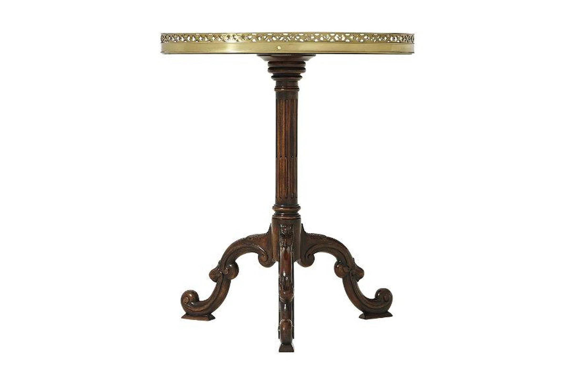 Theodore Alexander Radiating Parquetry Accent Table - Image 3