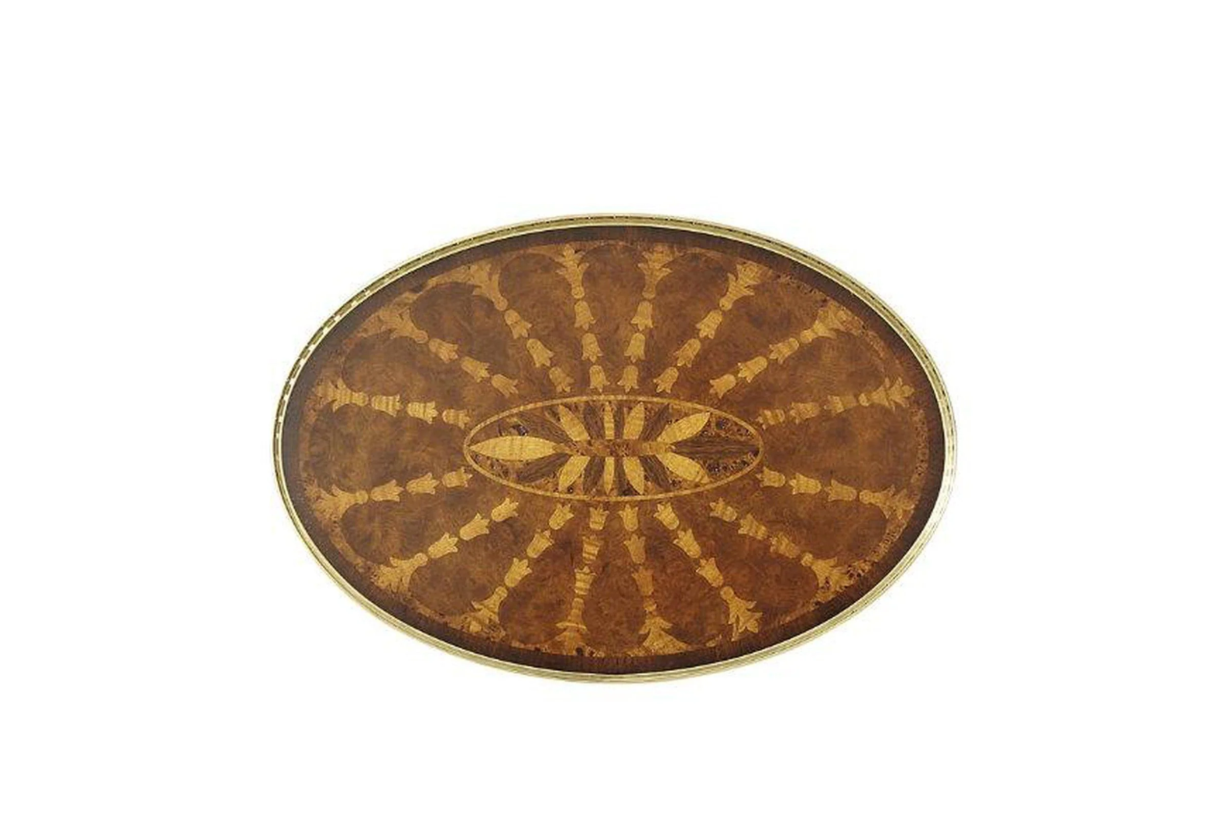 Theodore Alexander Radiating Parquetry Accent Table - Image 5