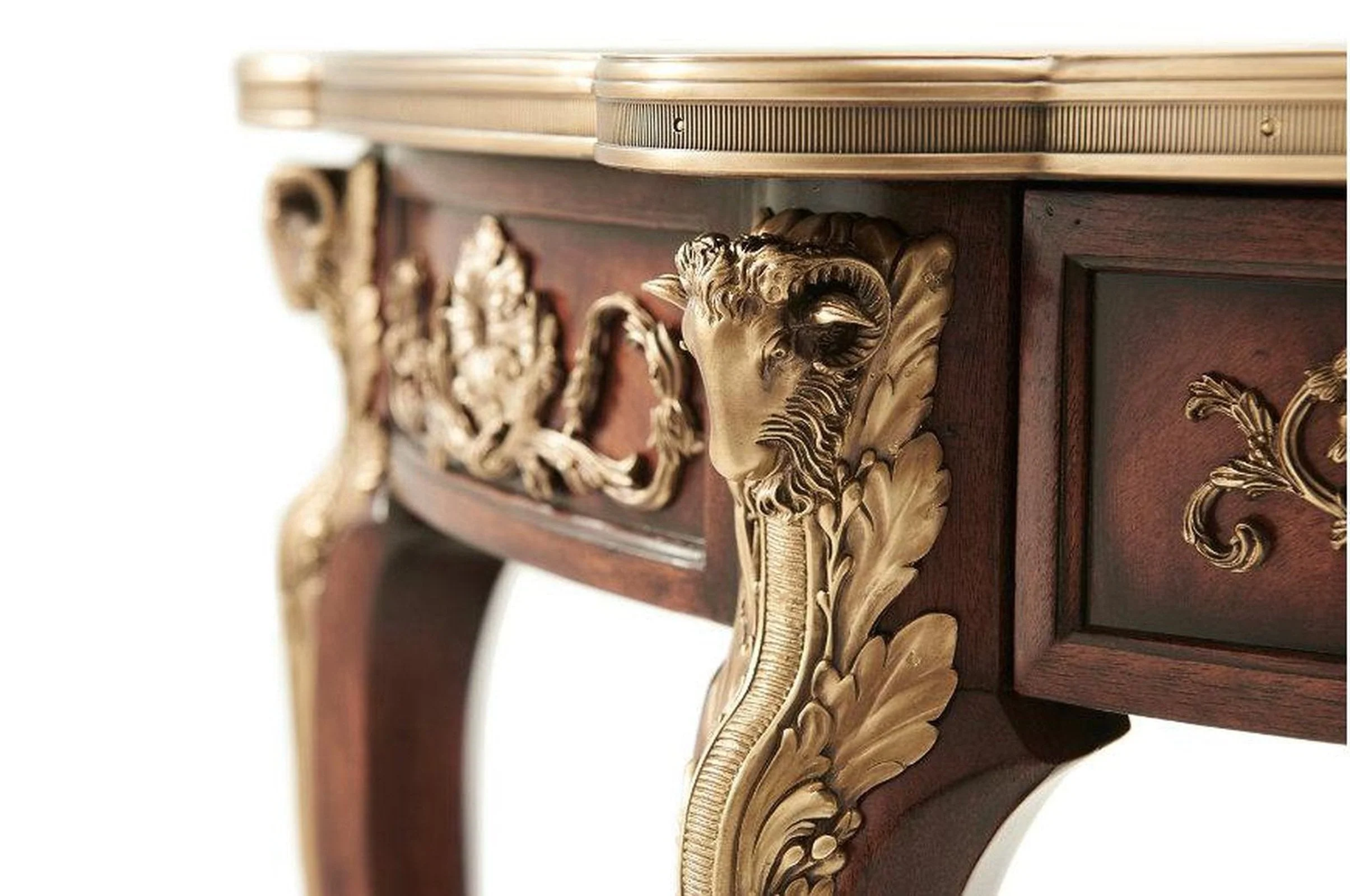Theodore Alexander Ram's Head Console Table - Image 3