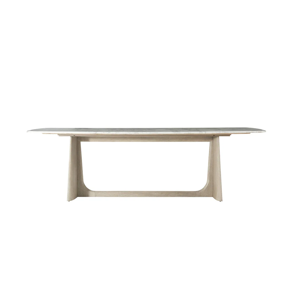 Theodore Alexander Repose Dining Table Marble Top - Image 5