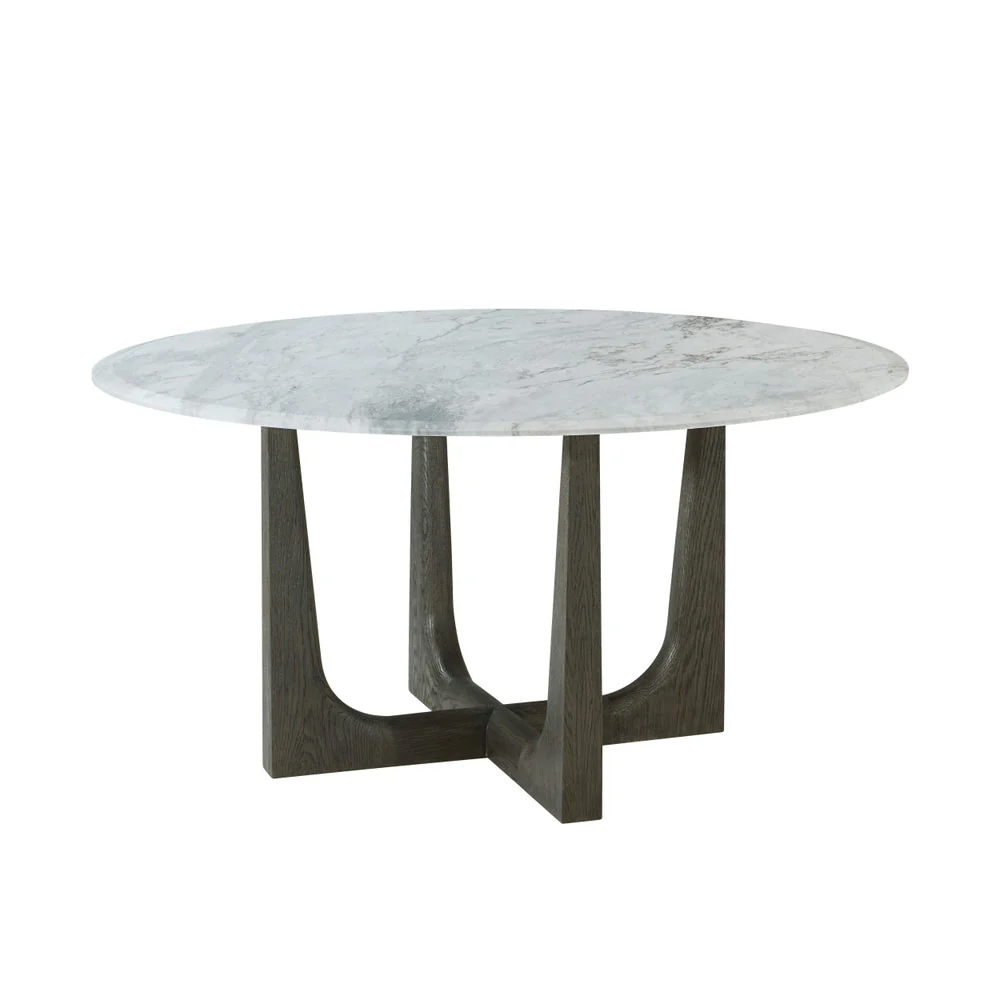 Theodore Alexander Repose Marble Round Dining Table - Image 2