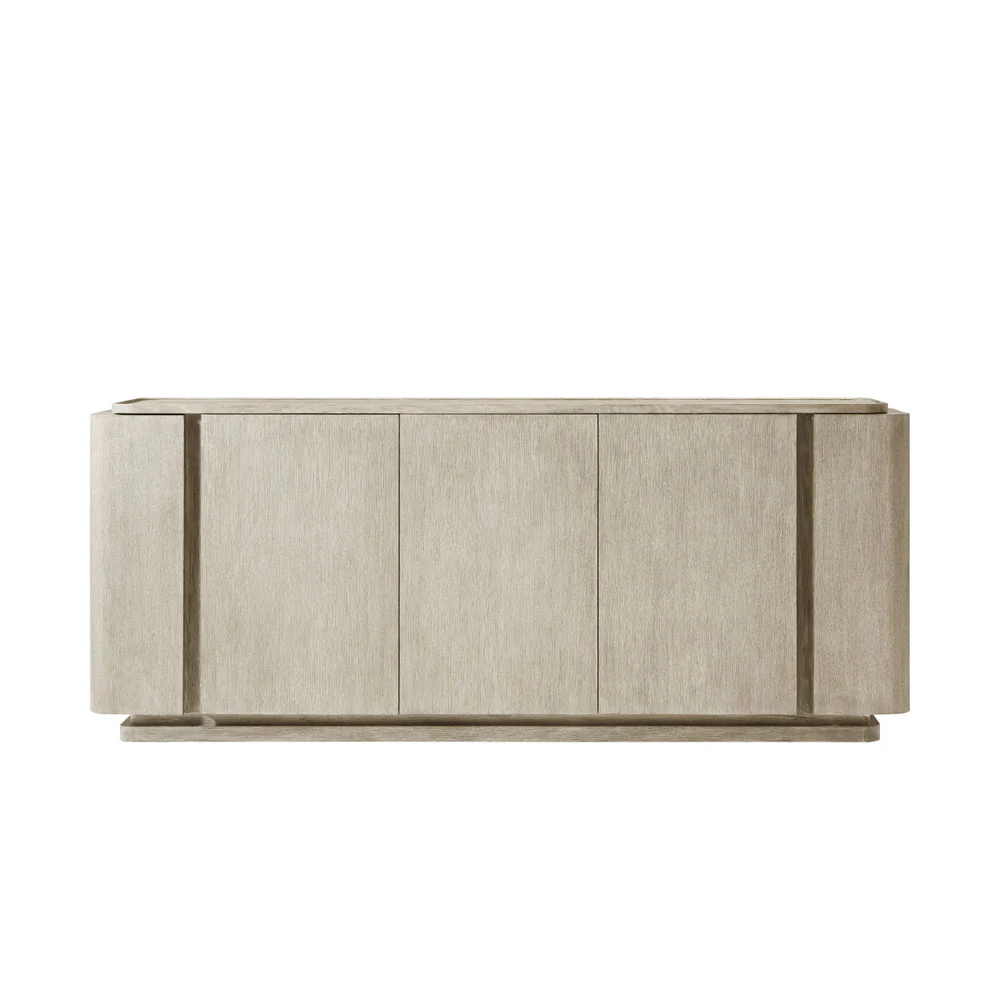 Theodore Alexander Repose Panel Triple-Door Sideboard - Image 3