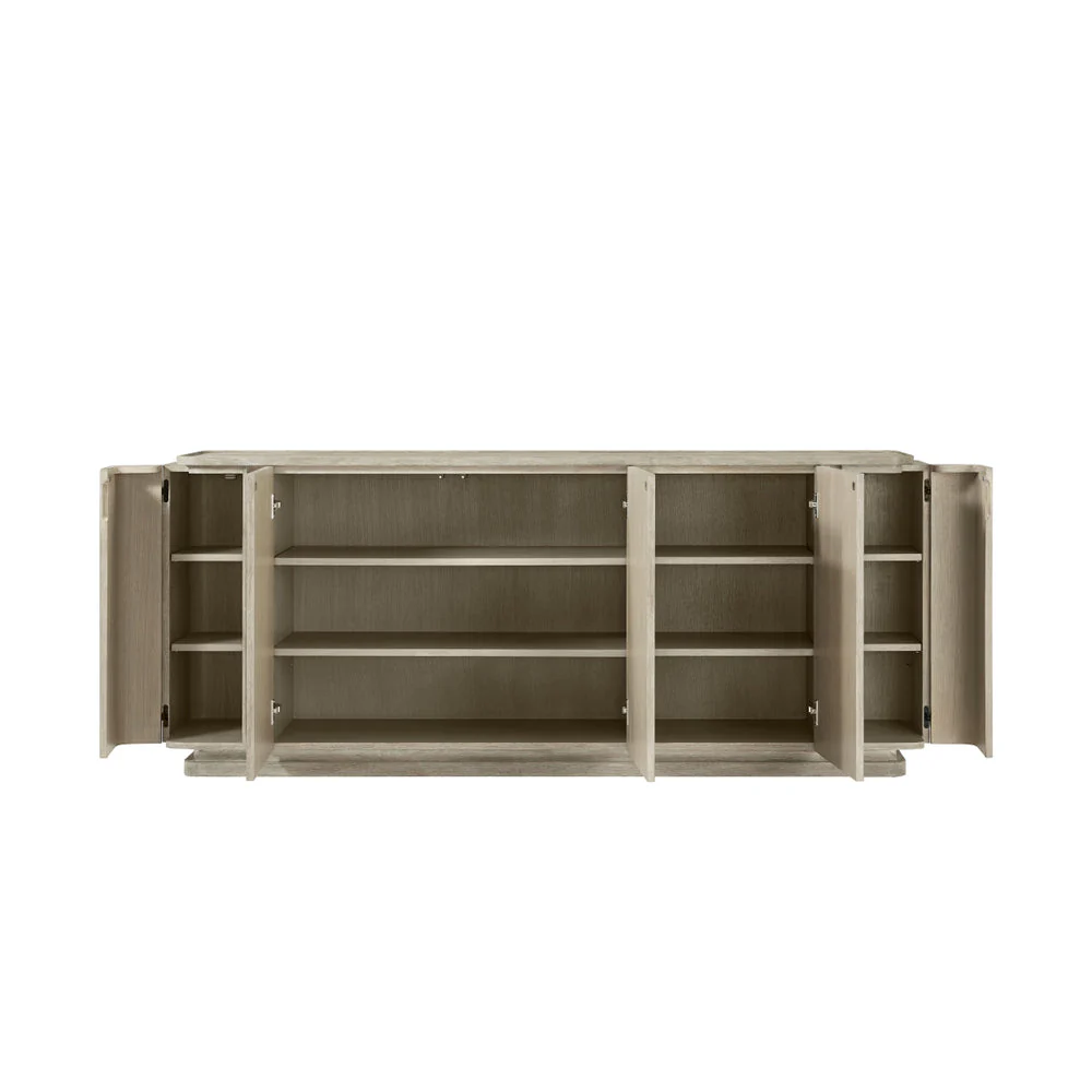 Theodore Alexander Repose Panel Triple-Door Sideboard - Image 4